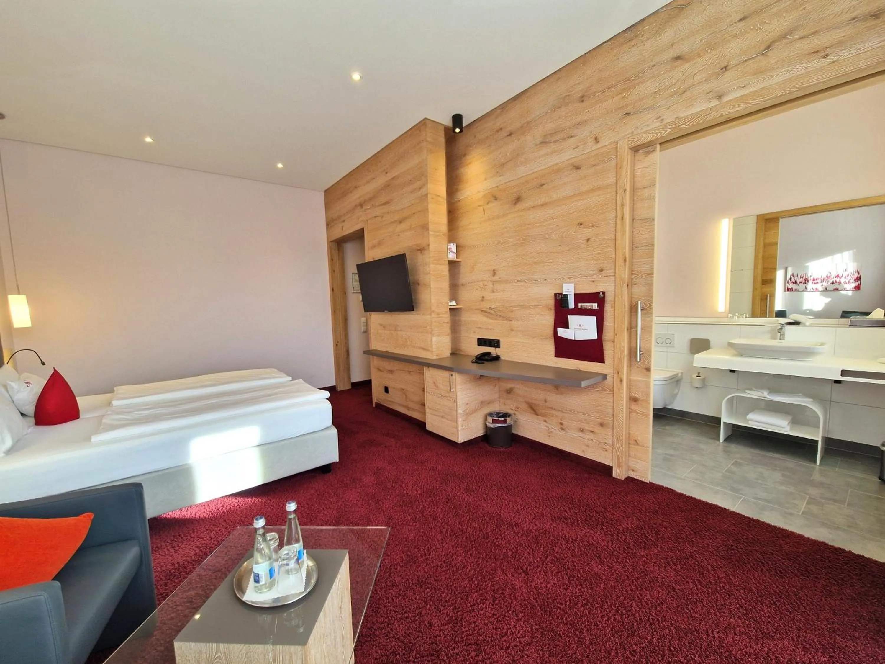 Bed in Mosers Blume Relax & Genuss Hotel