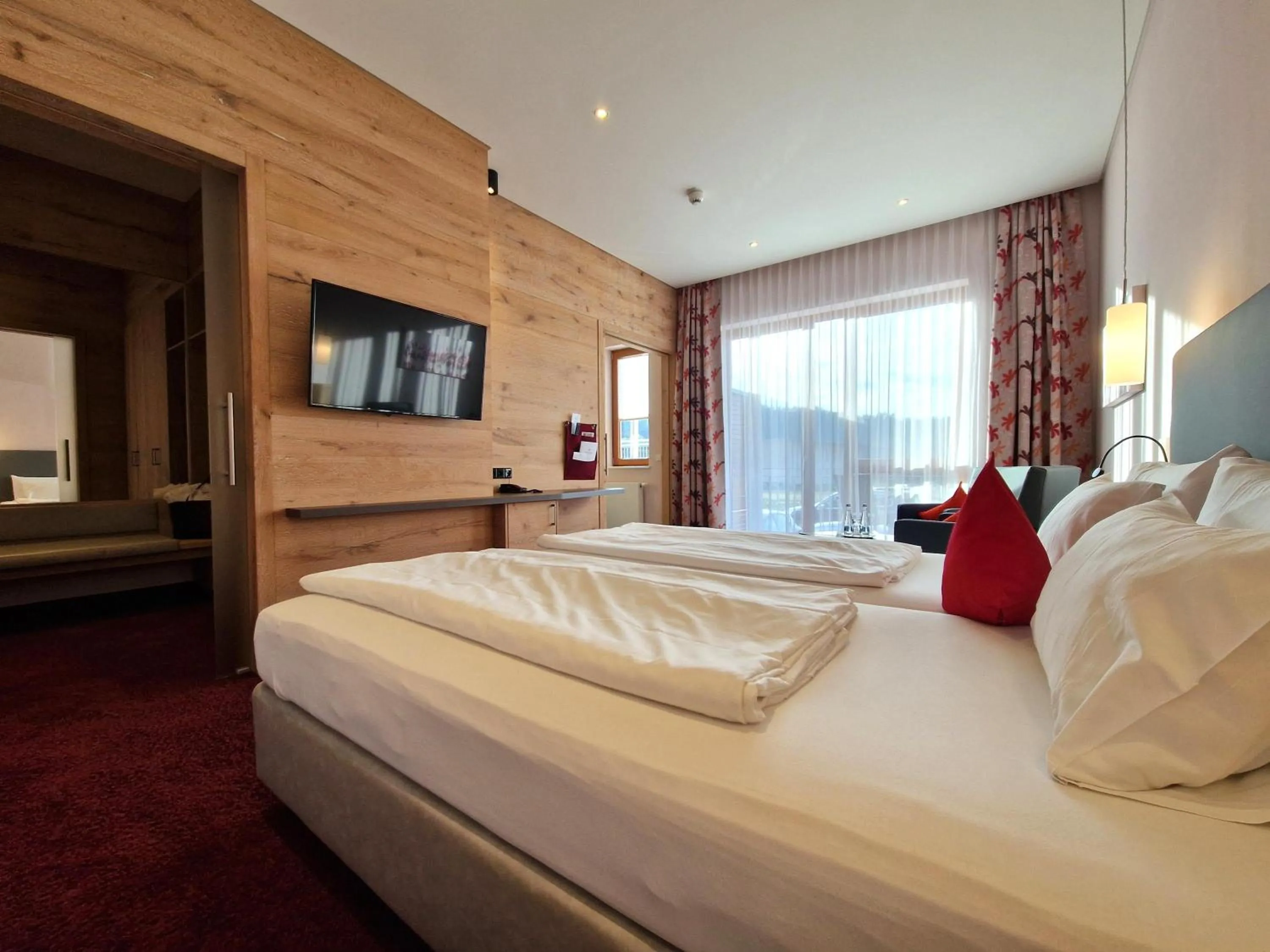 Bed in Mosers Blume Relax & Genuss Hotel