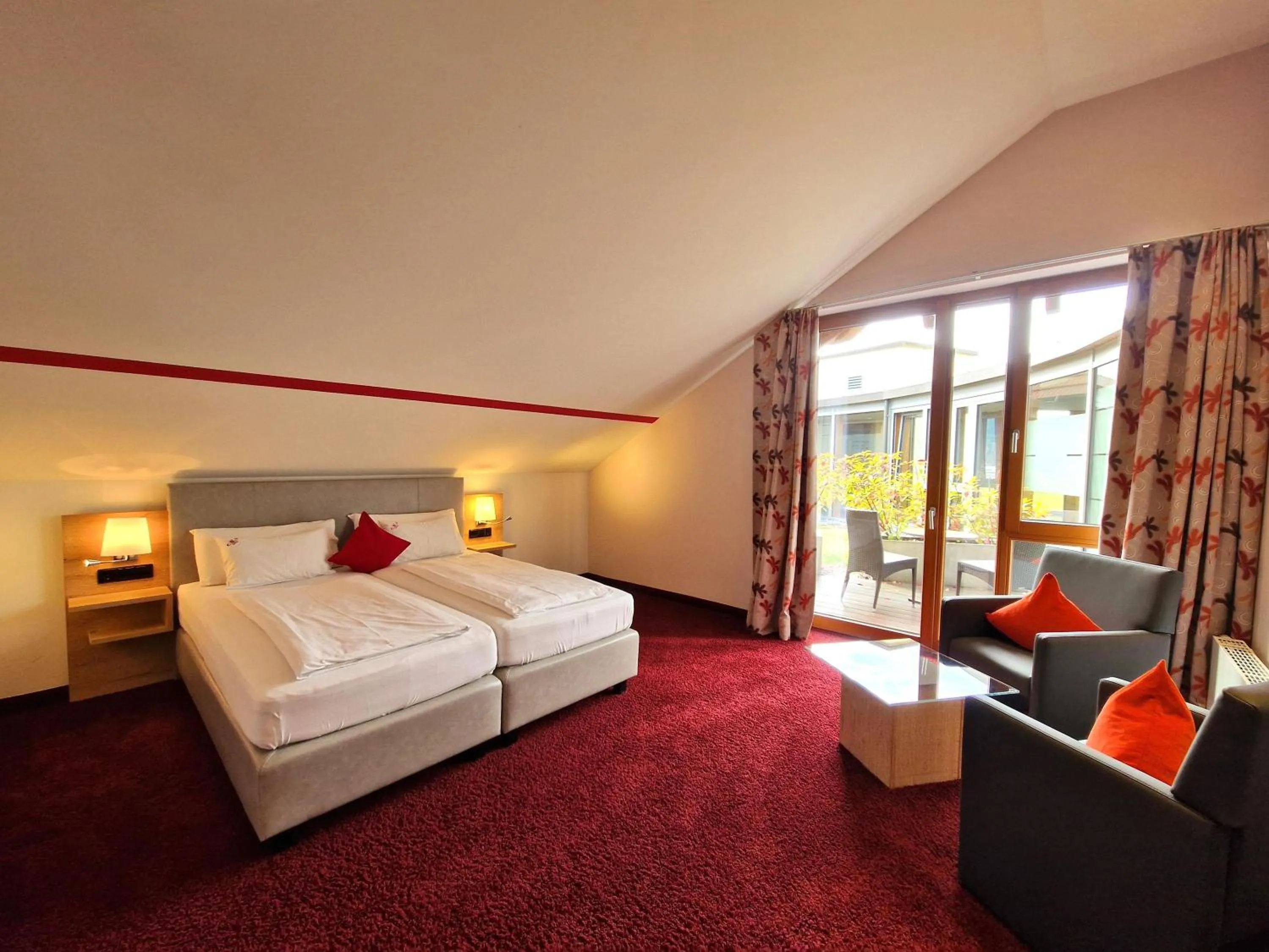 Bed in Mosers Blume Relax & Genuss Hotel