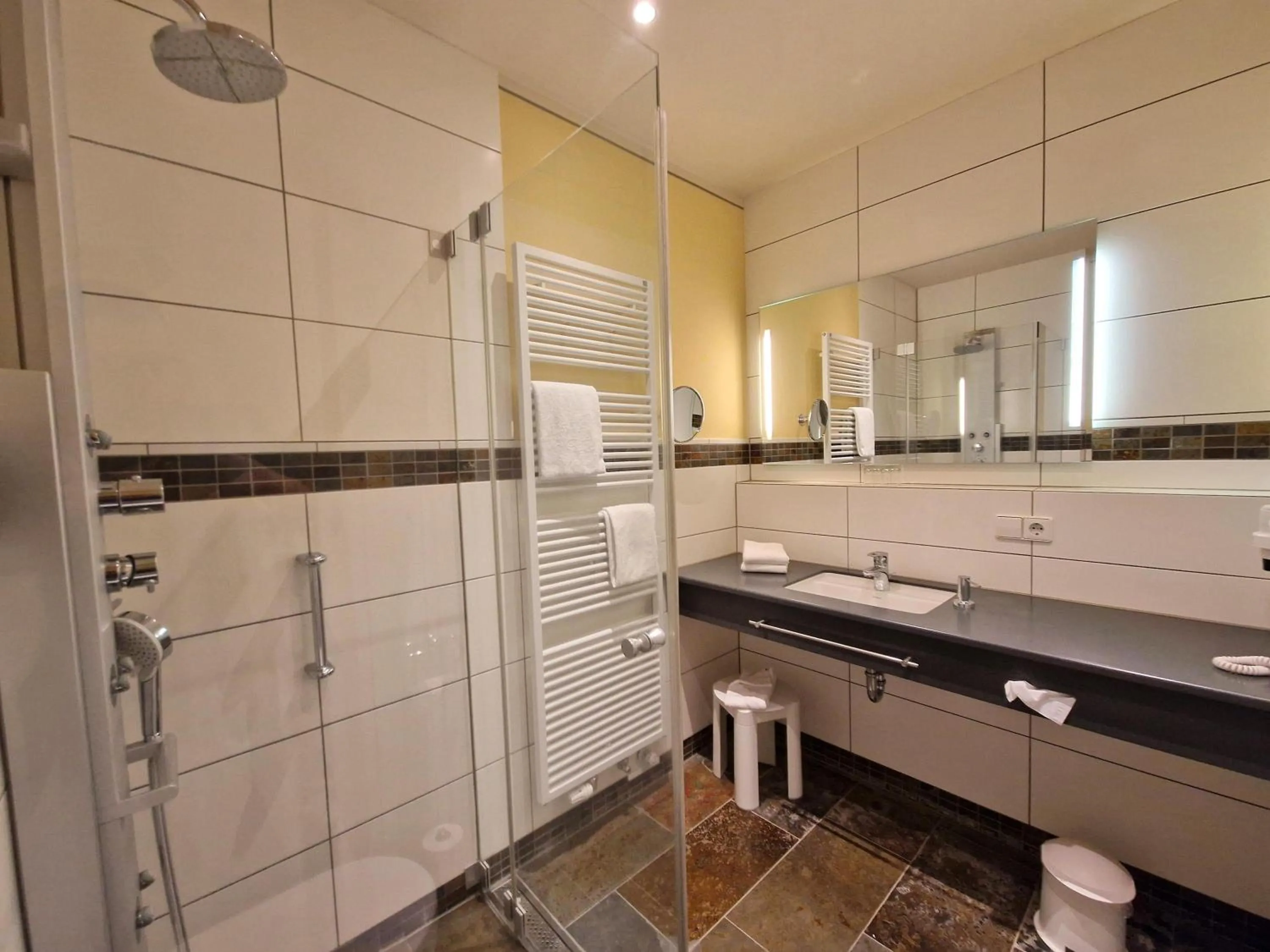 Shower in Mosers Blume Relax & Genuss Hotel