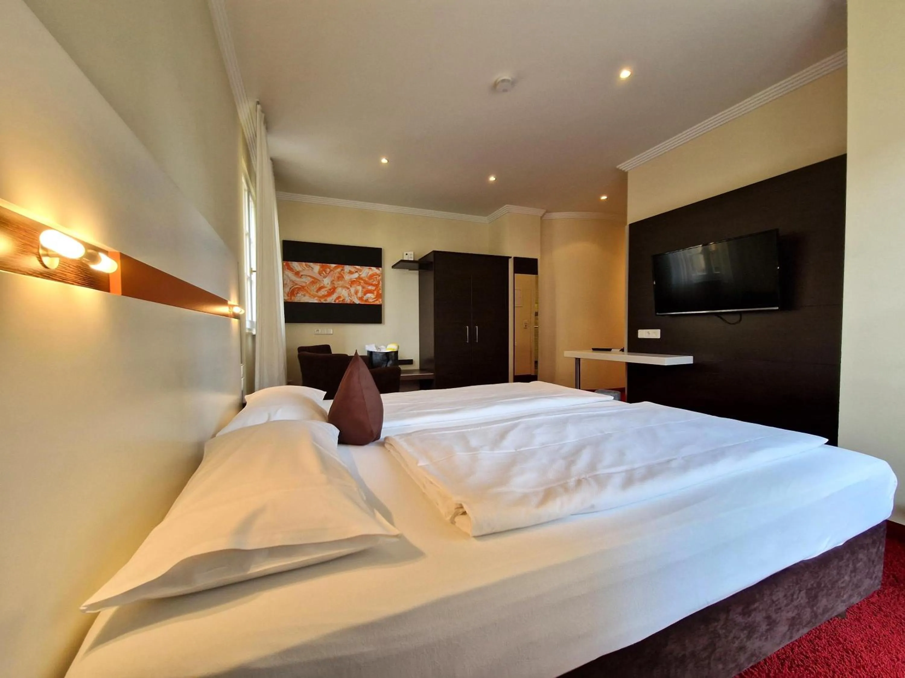 Bed in Mosers Blume Relax & Genuss Hotel