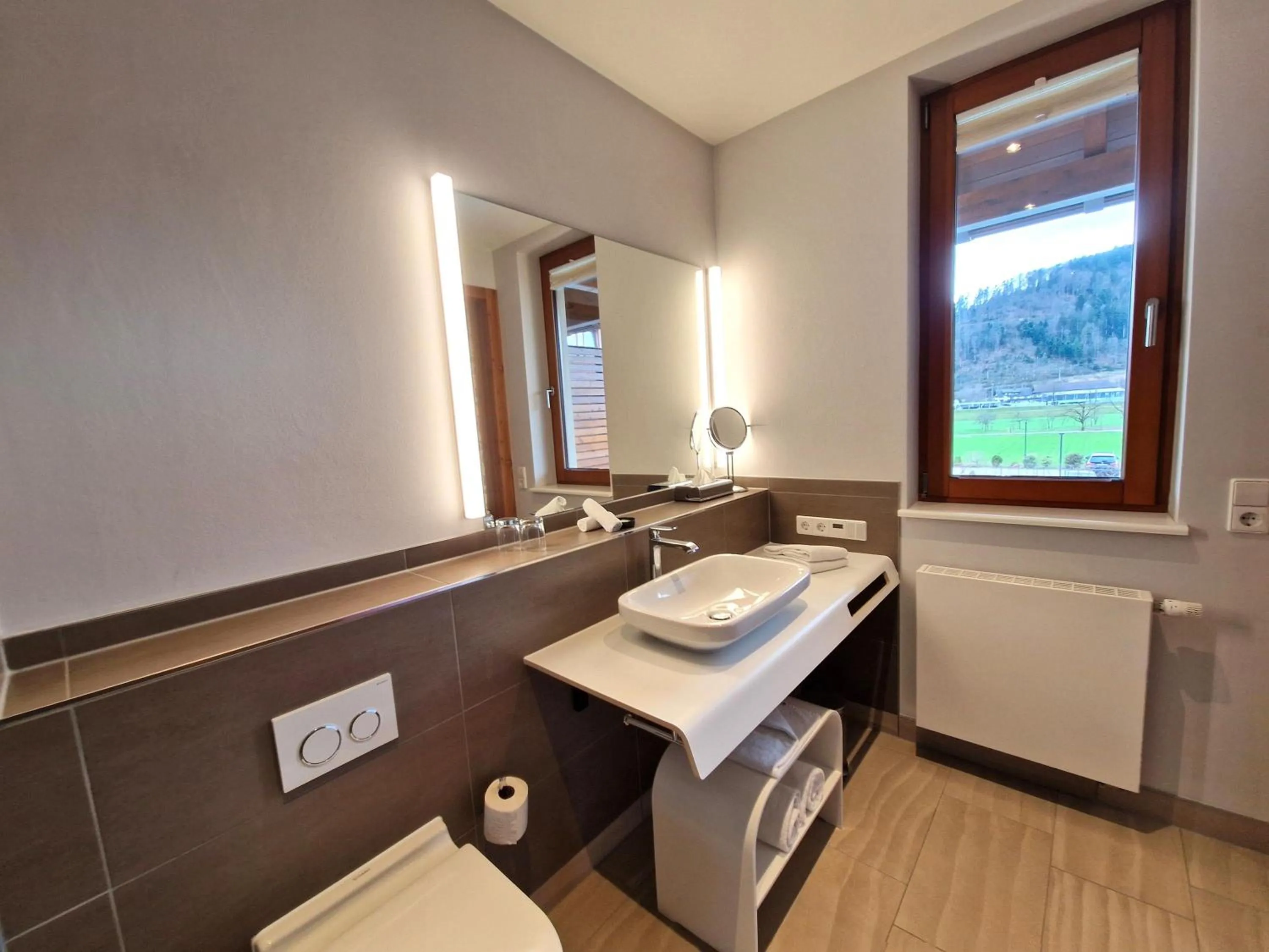 Toilet in Mosers Blume Relax & Genuss Hotel