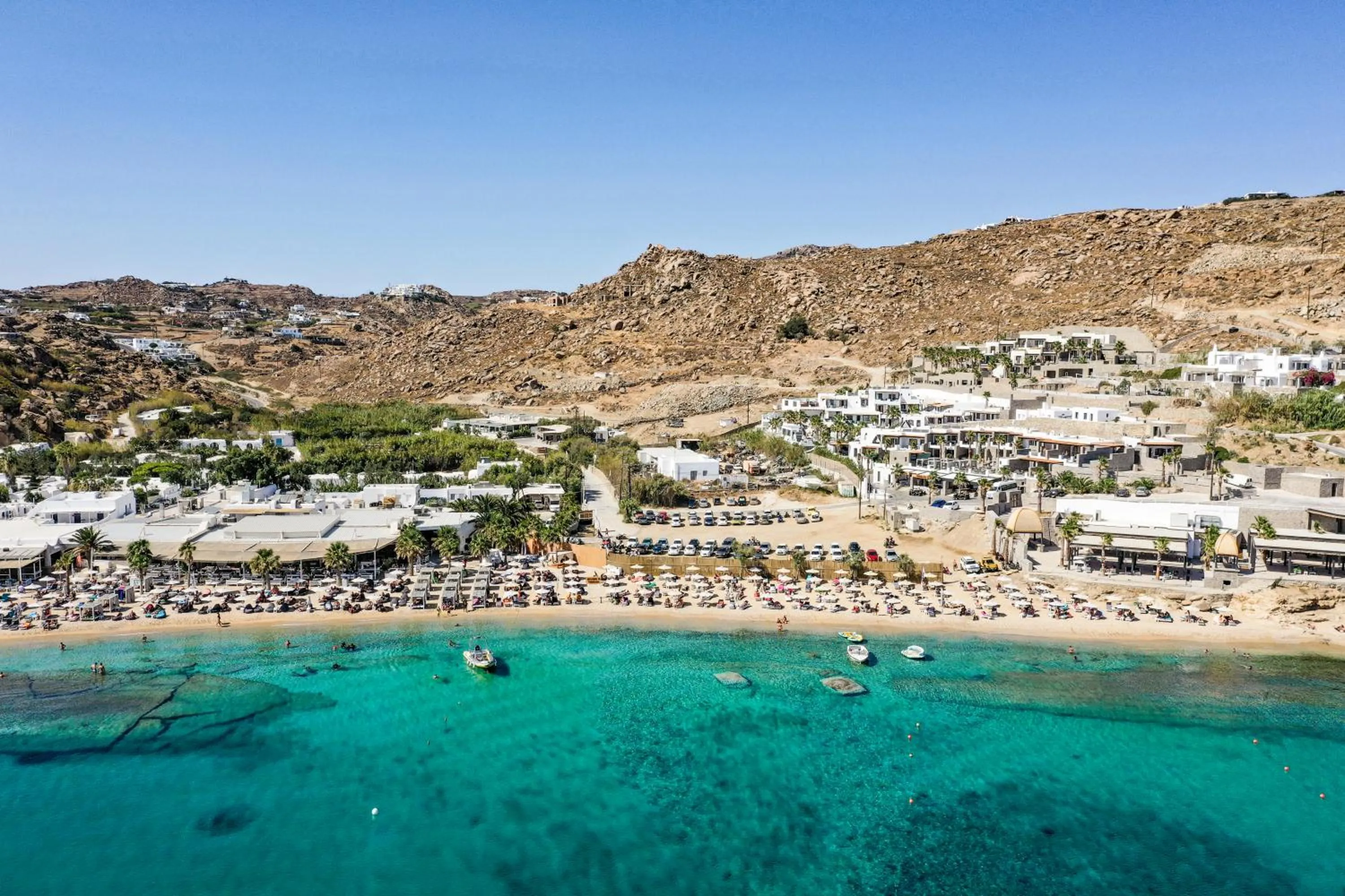 Bird's eye view in Tropicana Hotel , Suites & Villas Mykonos