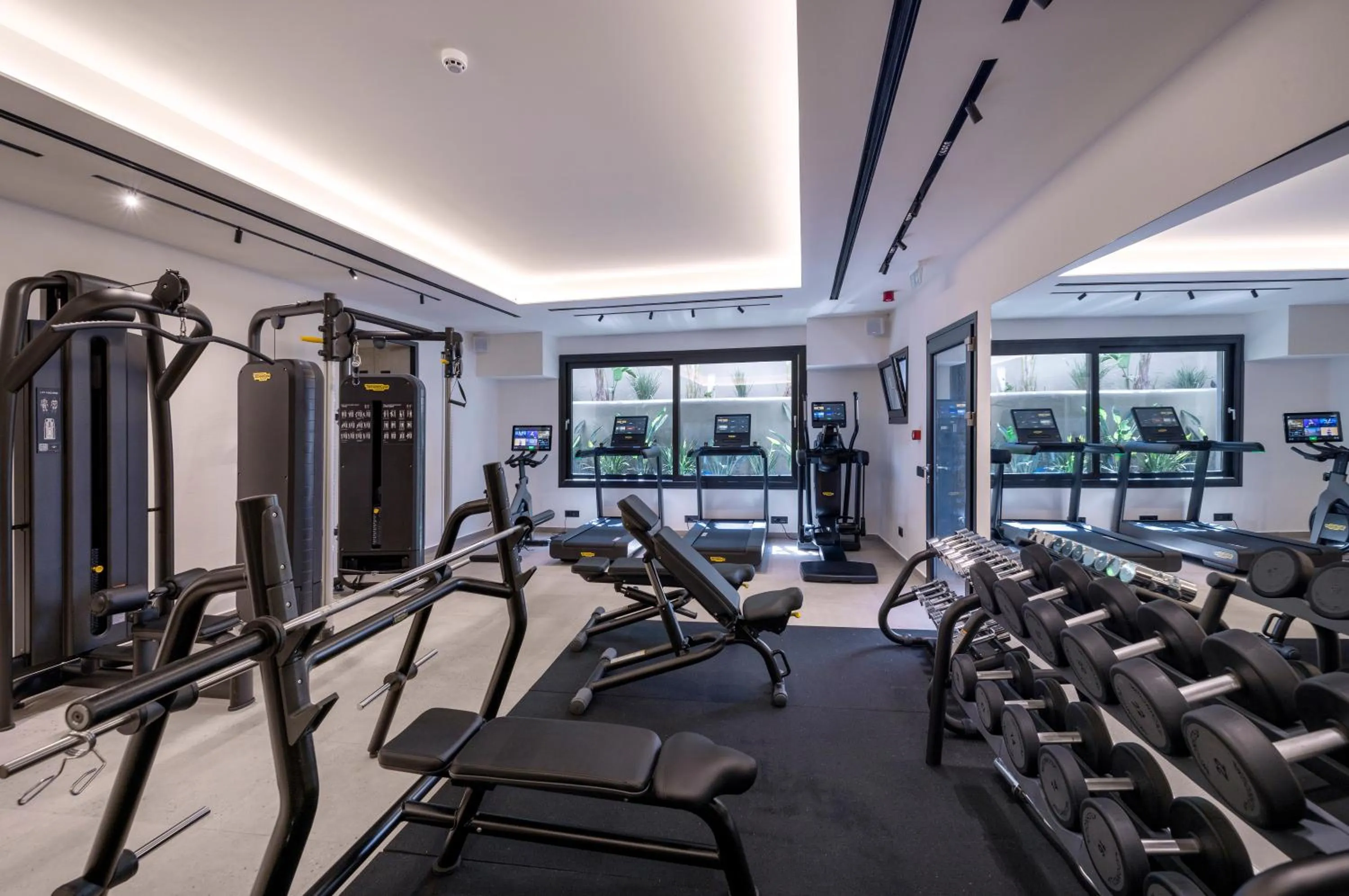 Fitness centre/facilities in Tropicana Hotel , Suites & Villas Mykonos