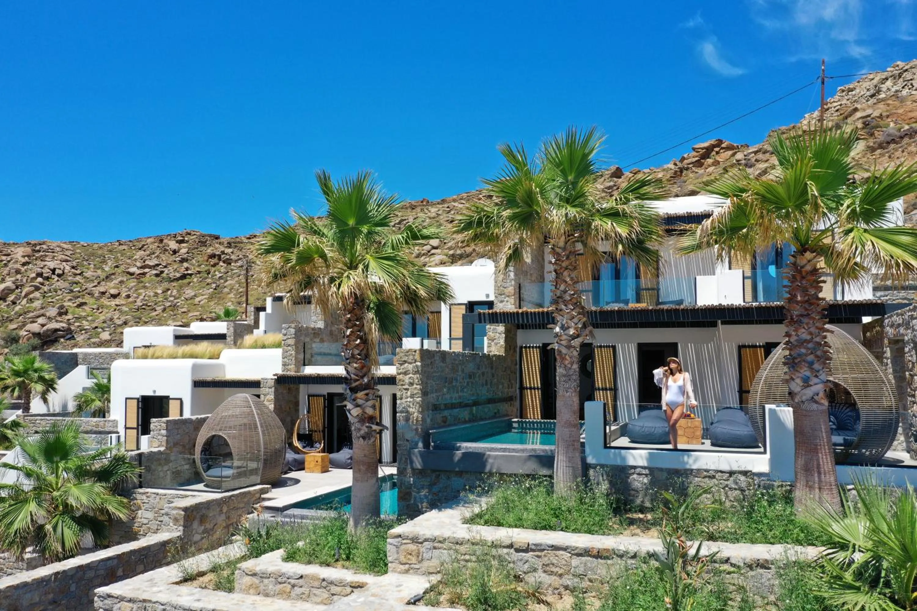 Property building in Tropicana Hotel , Suites & Villas Mykonos