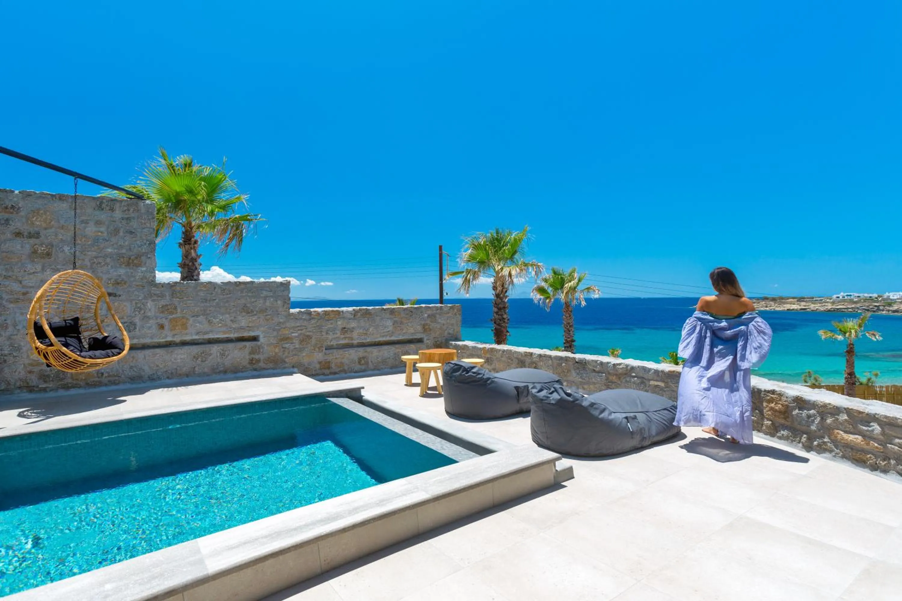 Sea view in Tropicana Hotel , Suites & Villas Mykonos