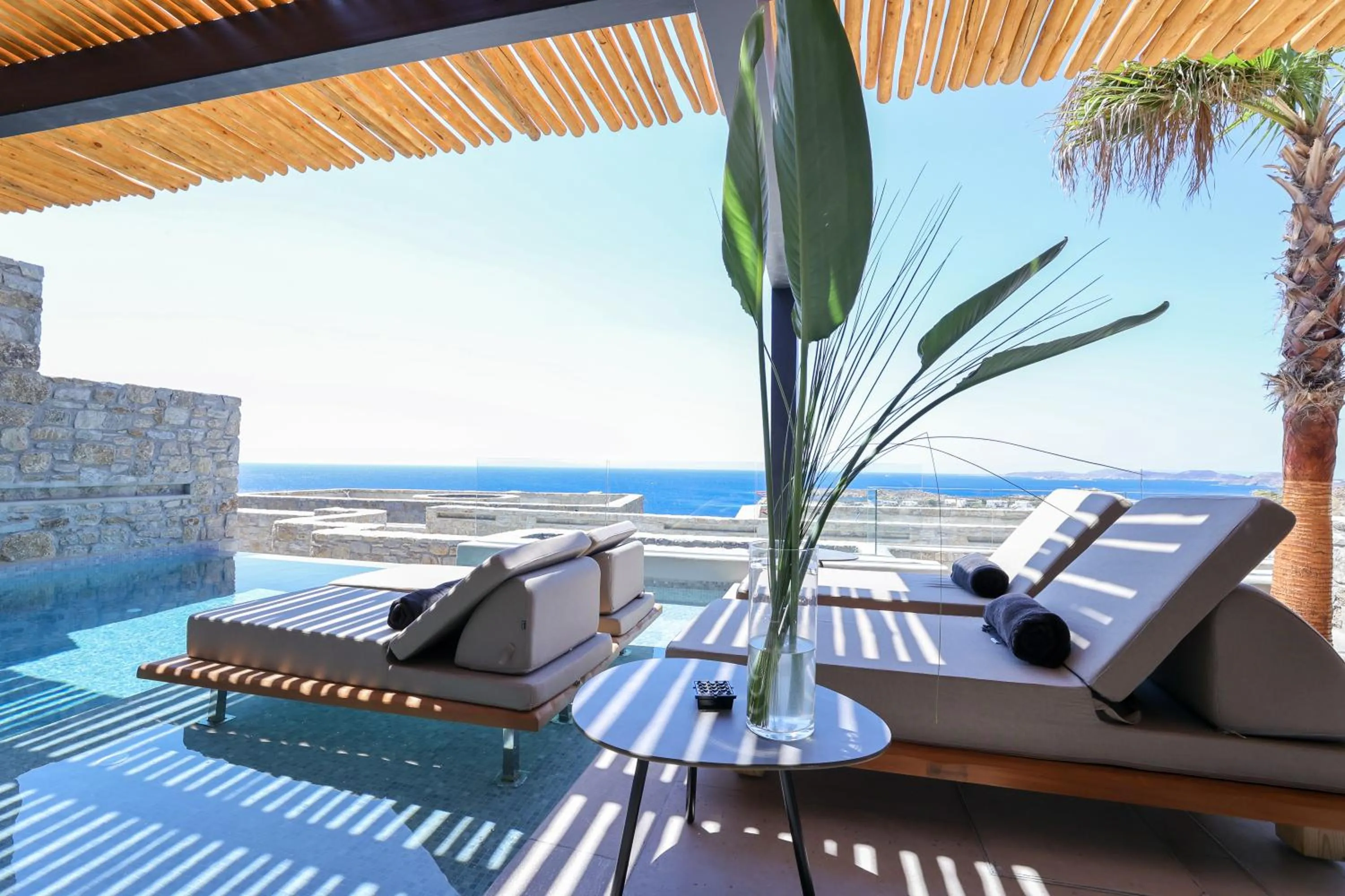 Balcony/Terrace in Tropicana Hotel , Suites & Villas Mykonos