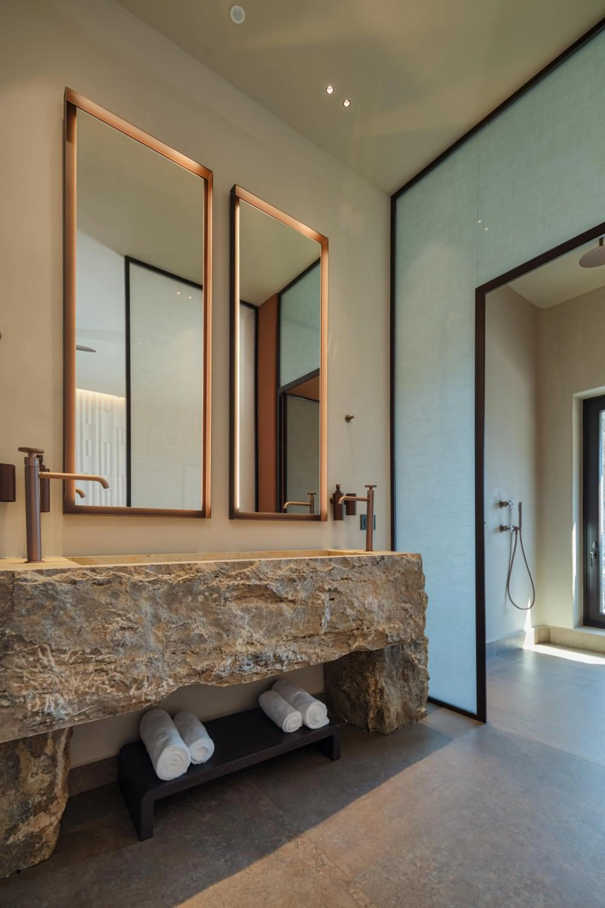 Bathroom in Tropicana Hotel , Suites & Villas Mykonos