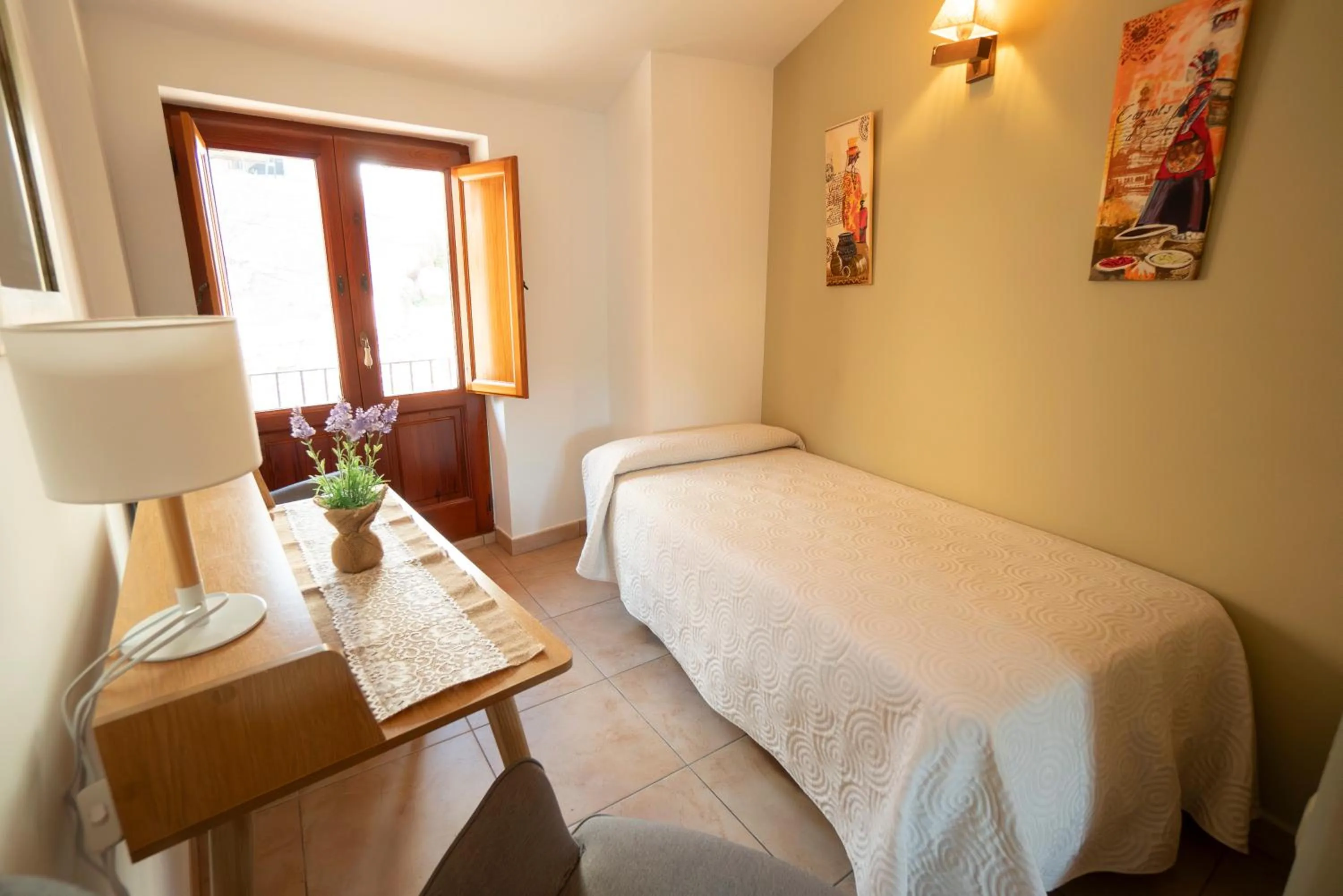 Bed in Hotel Rural L'Antic Portal