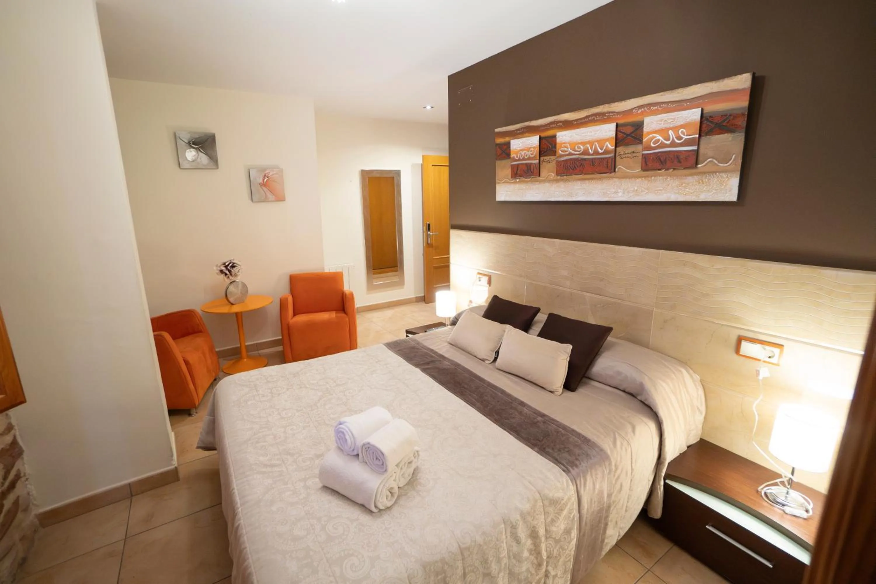 Bed in Hotel Rural L'Antic Portal