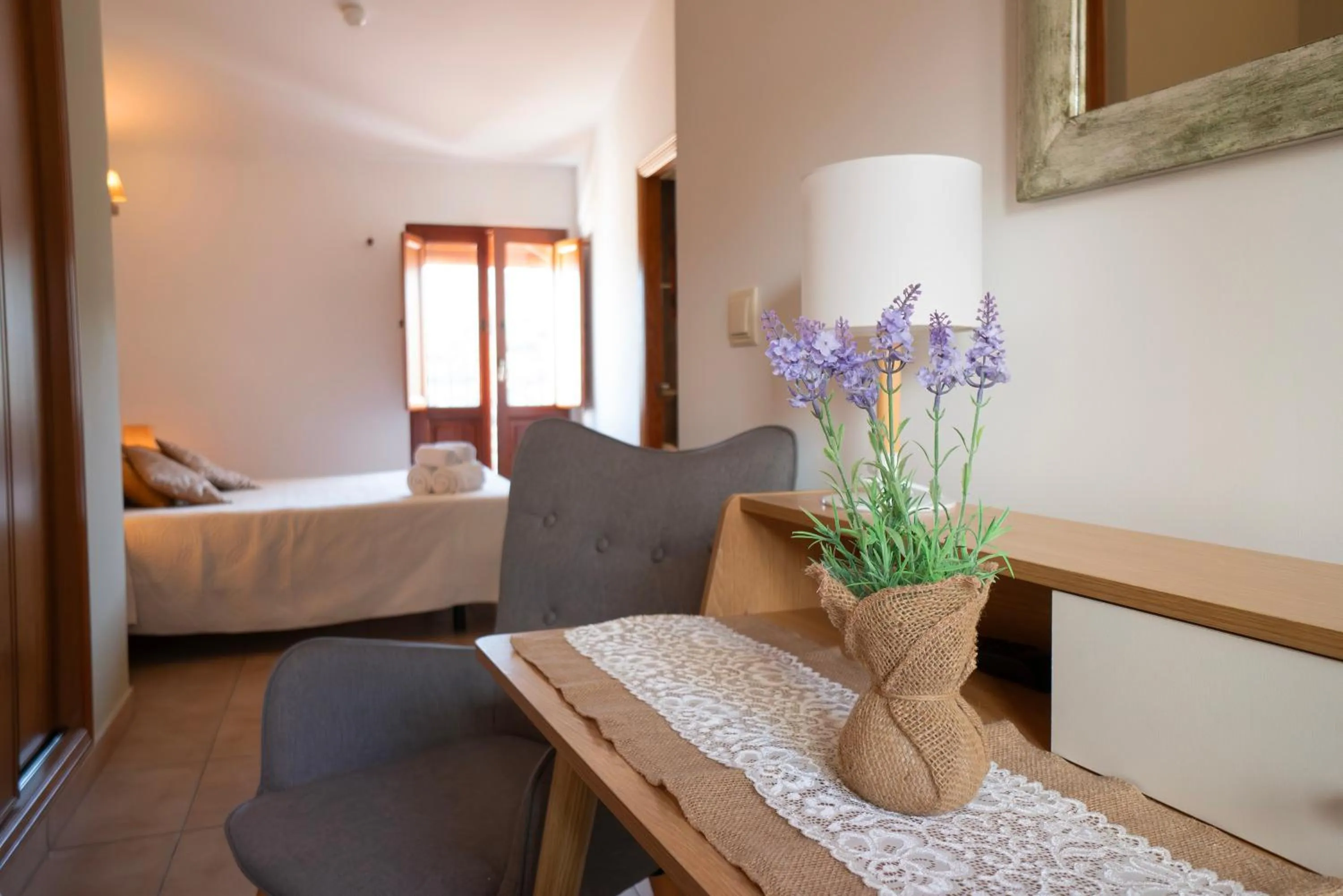 Bed in Hotel Rural L'Antic Portal