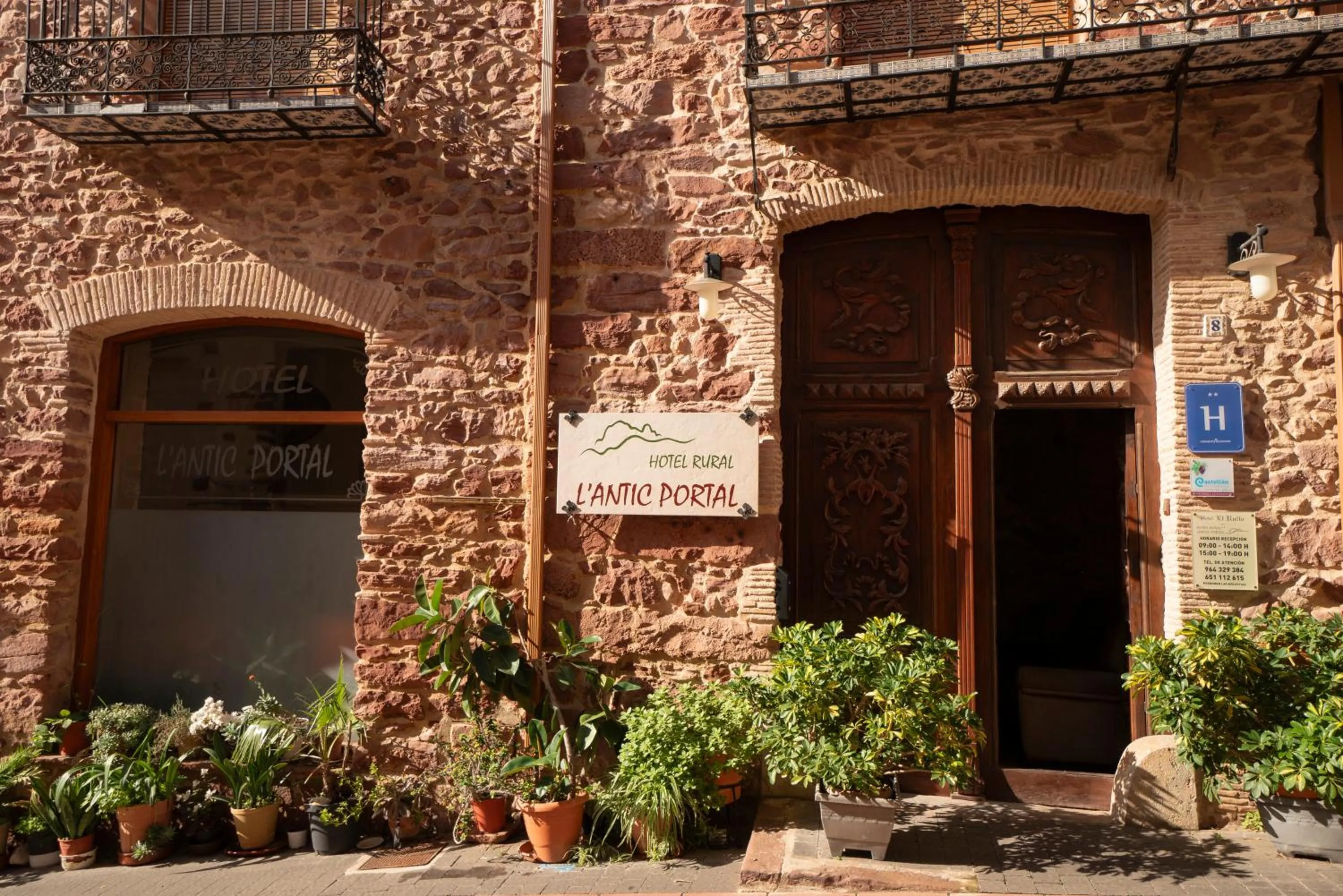 Property building in Hotel Rural L'Antic Portal