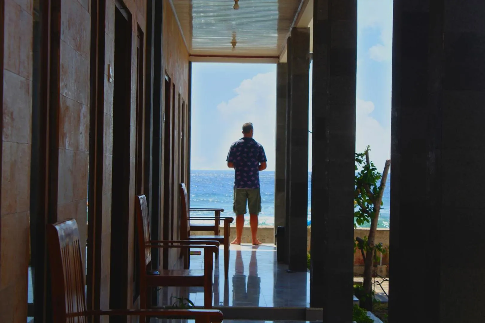 People in Swan Beach Inn