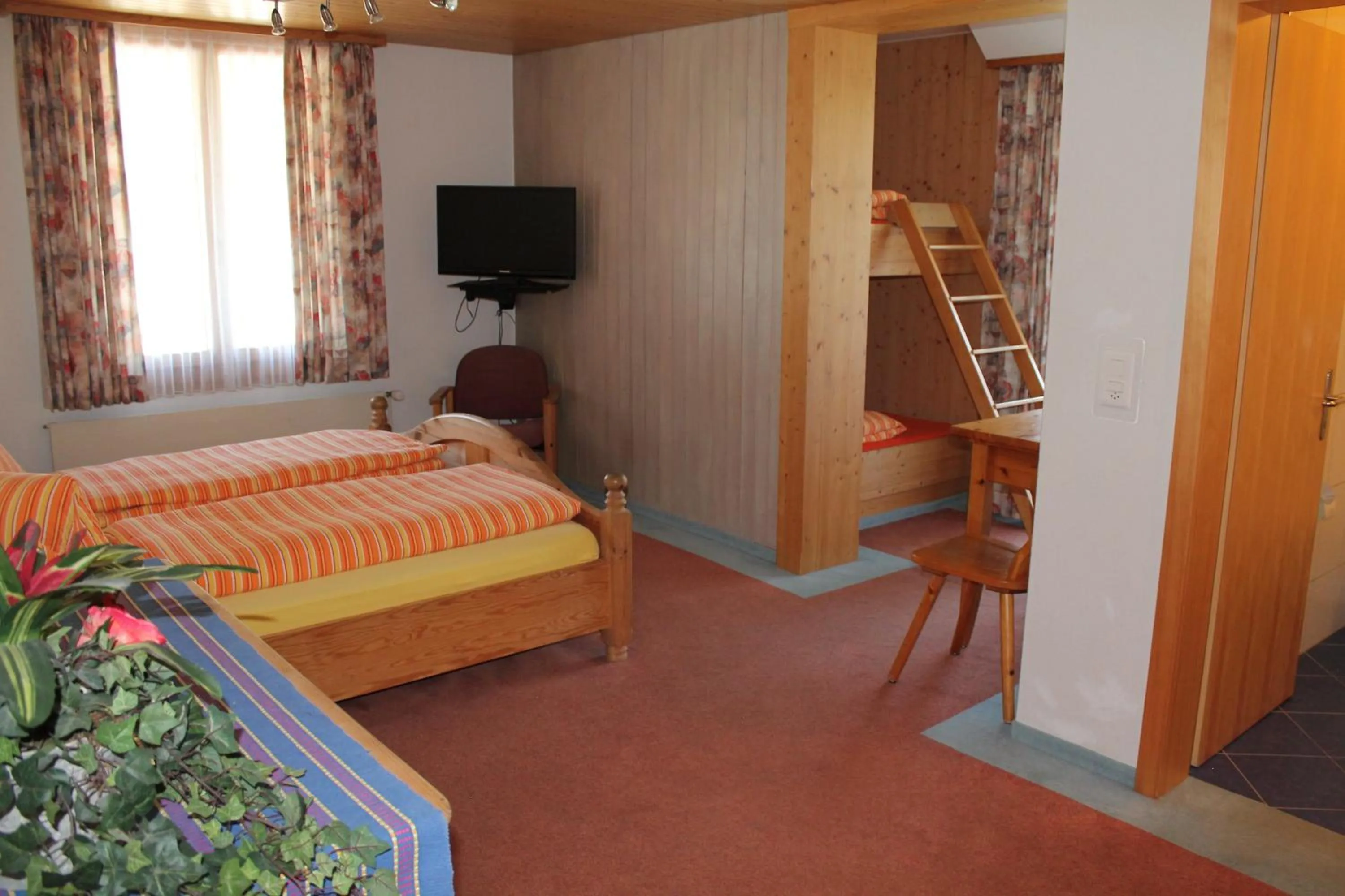 Decorative detail, Bed in Pension St. Jakob