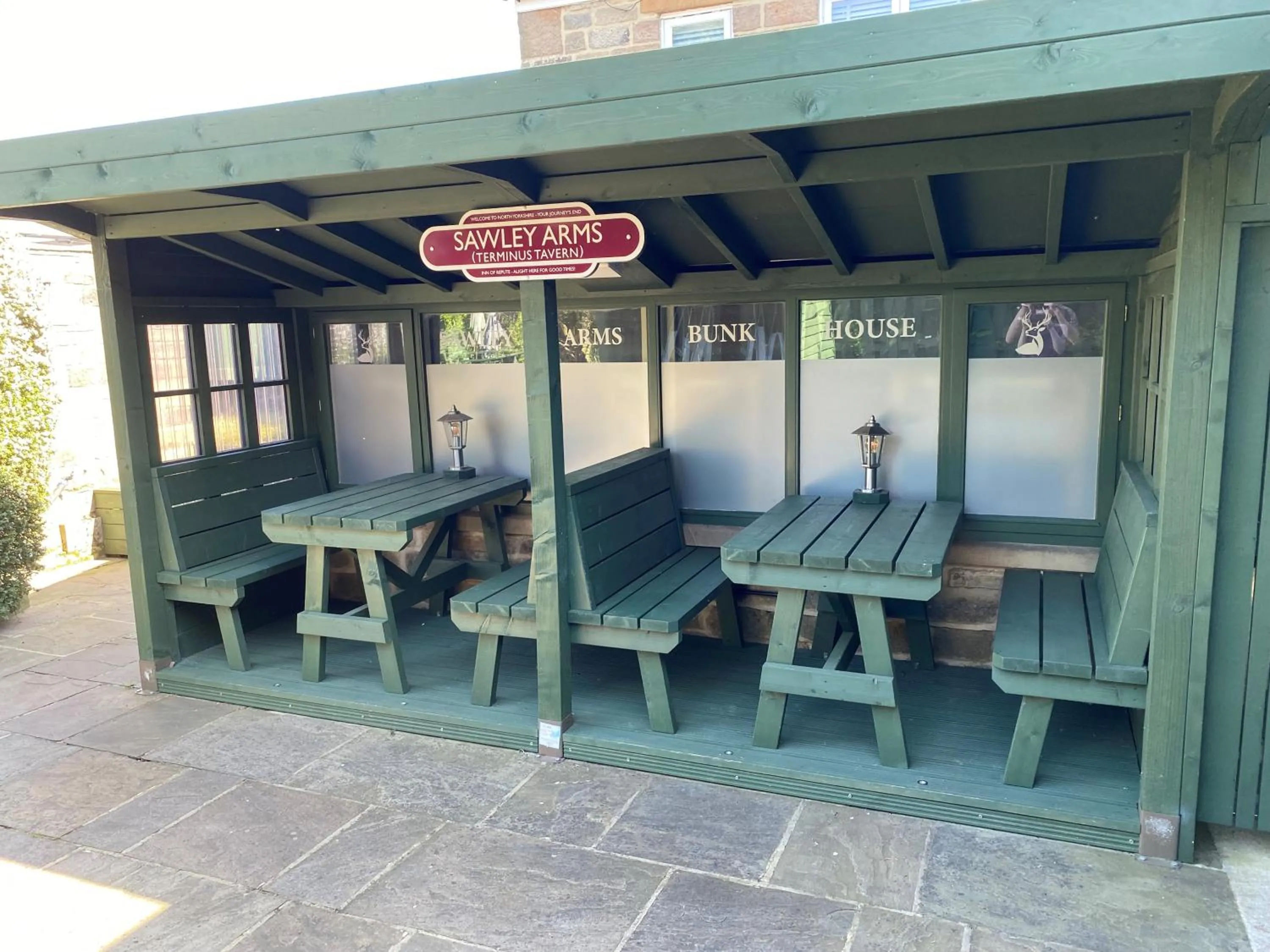 Patio in The Sawley Arms