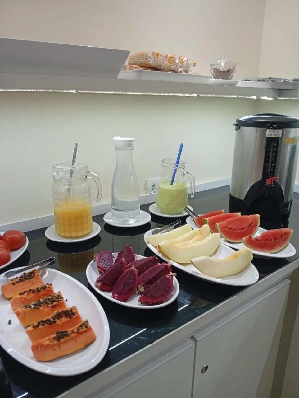 Buffet breakfast in Hotel Paris