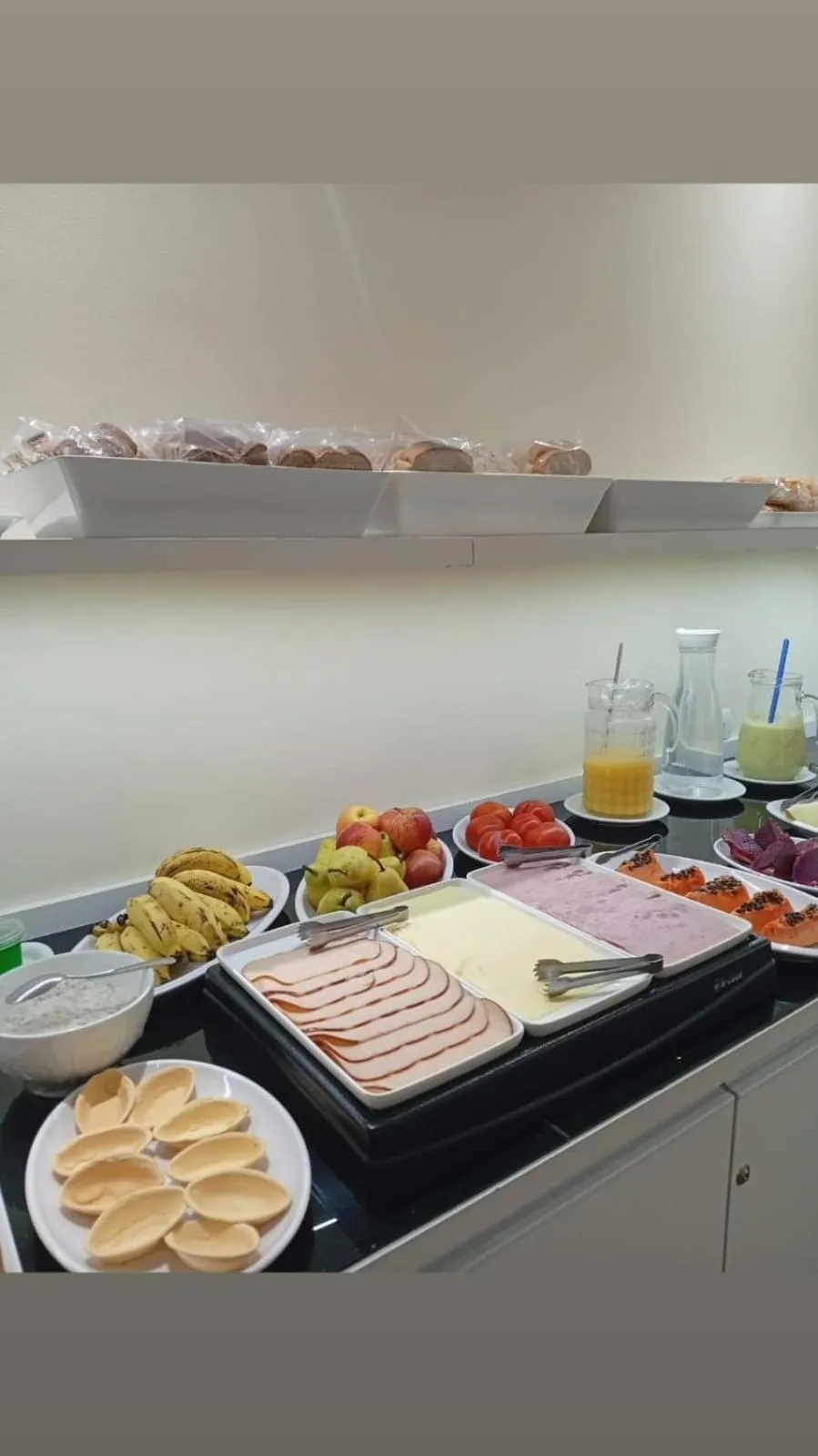 Buffet breakfast in Hotel Paris