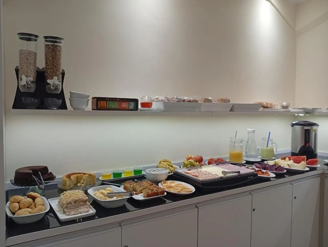 Buffet breakfast in Hotel Paris