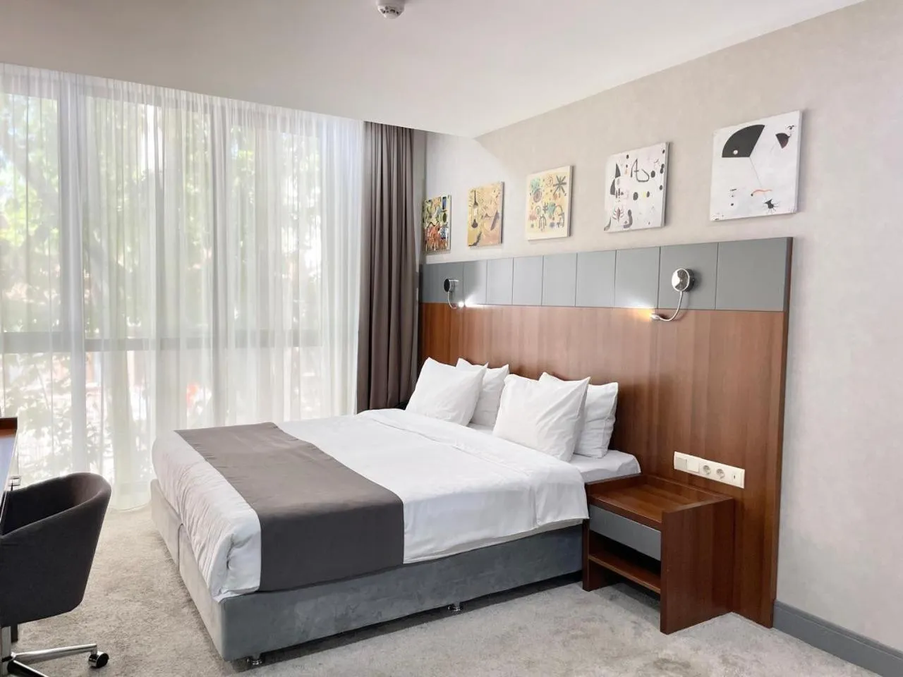 Bed in Hotel Atlas Abashidze