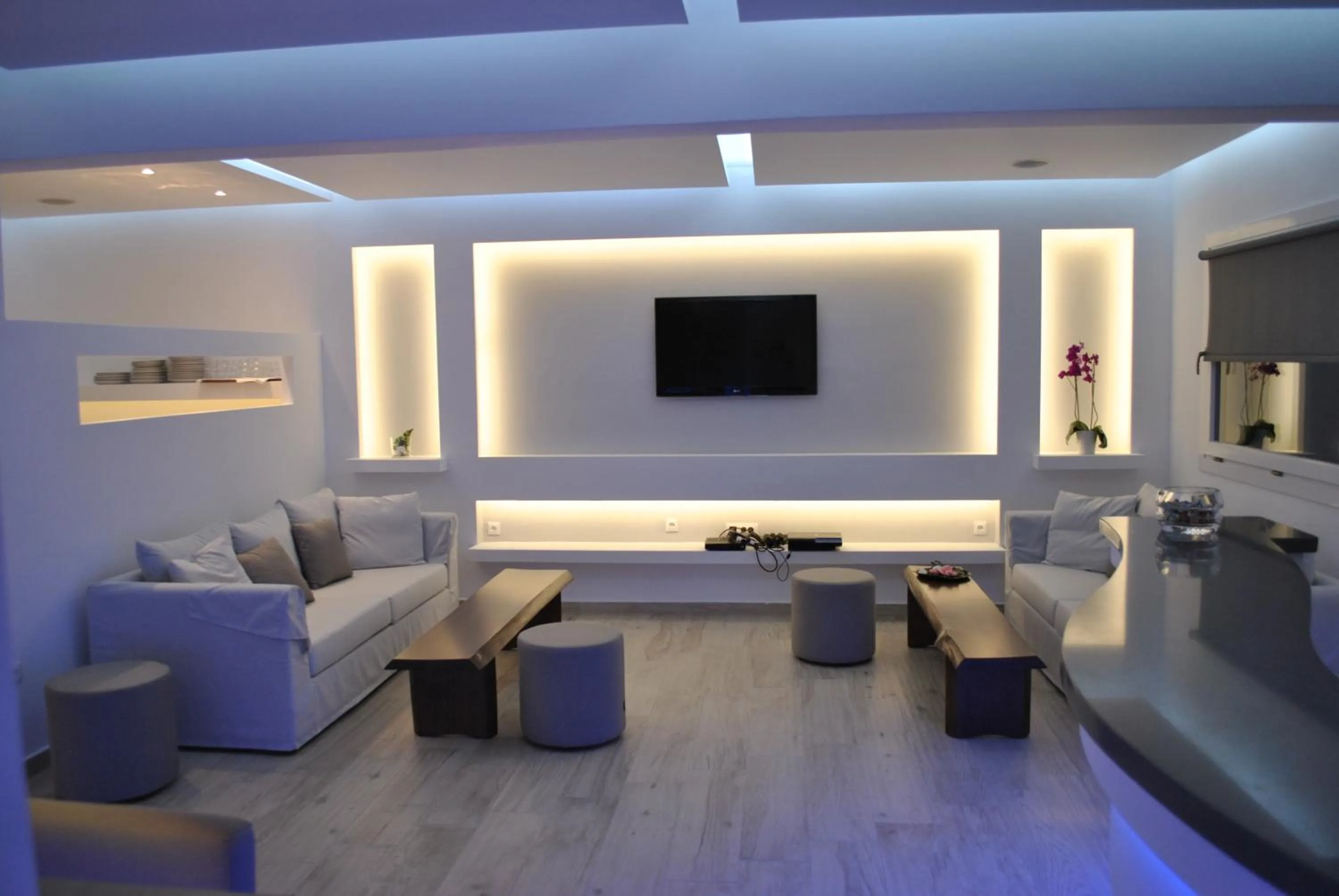 Lounge or bar in Petinaros Hotel