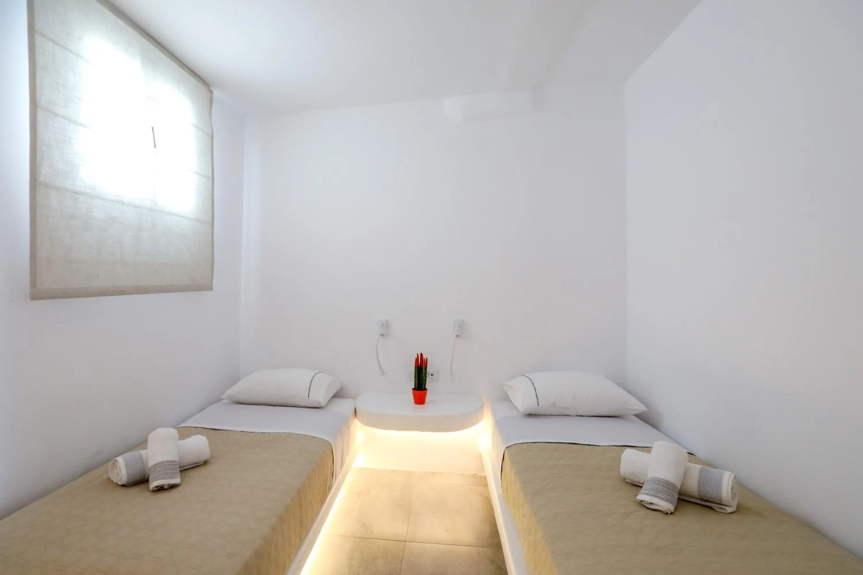 Bed in Petinaros Hotel