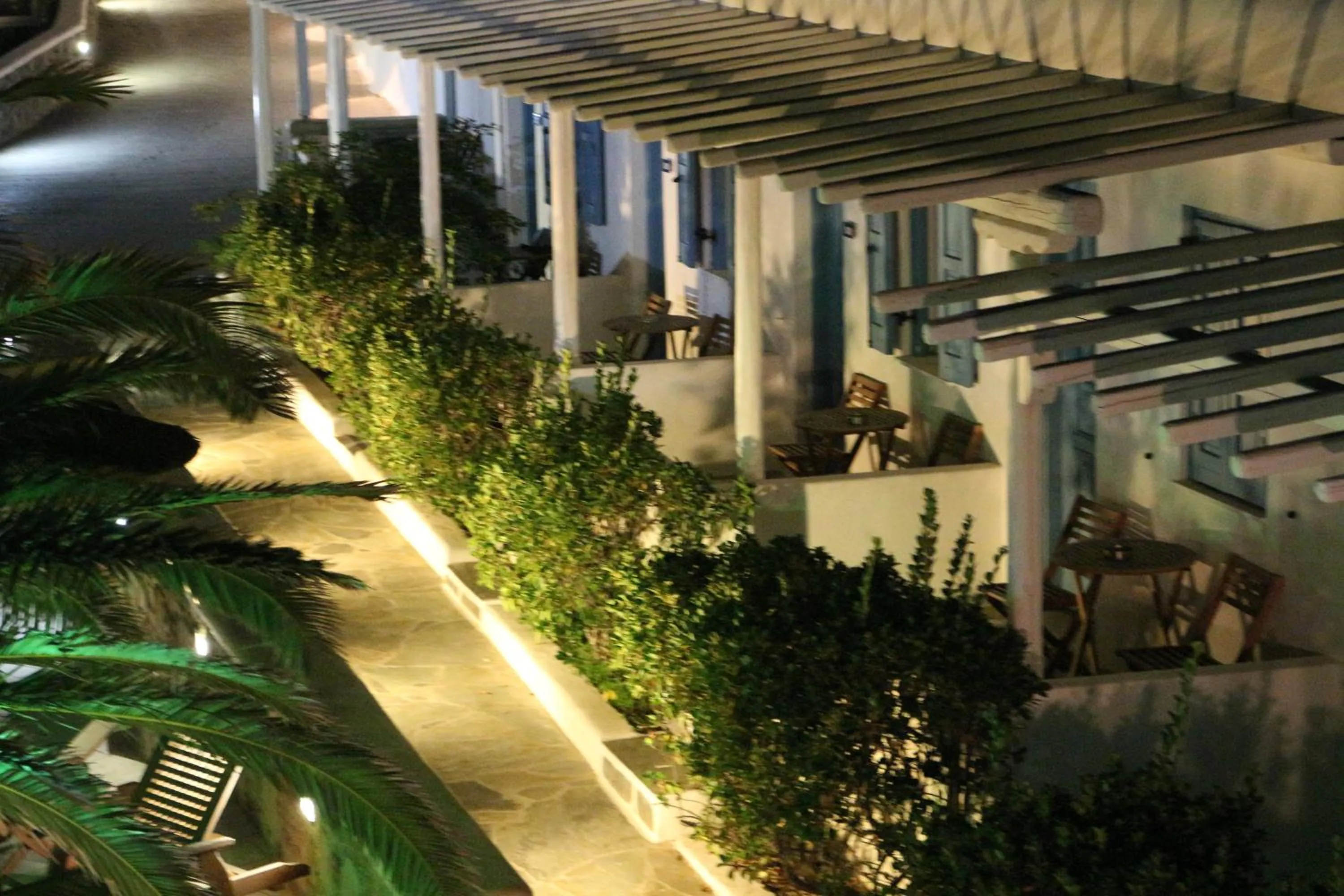 Patio in Petinaros Hotel