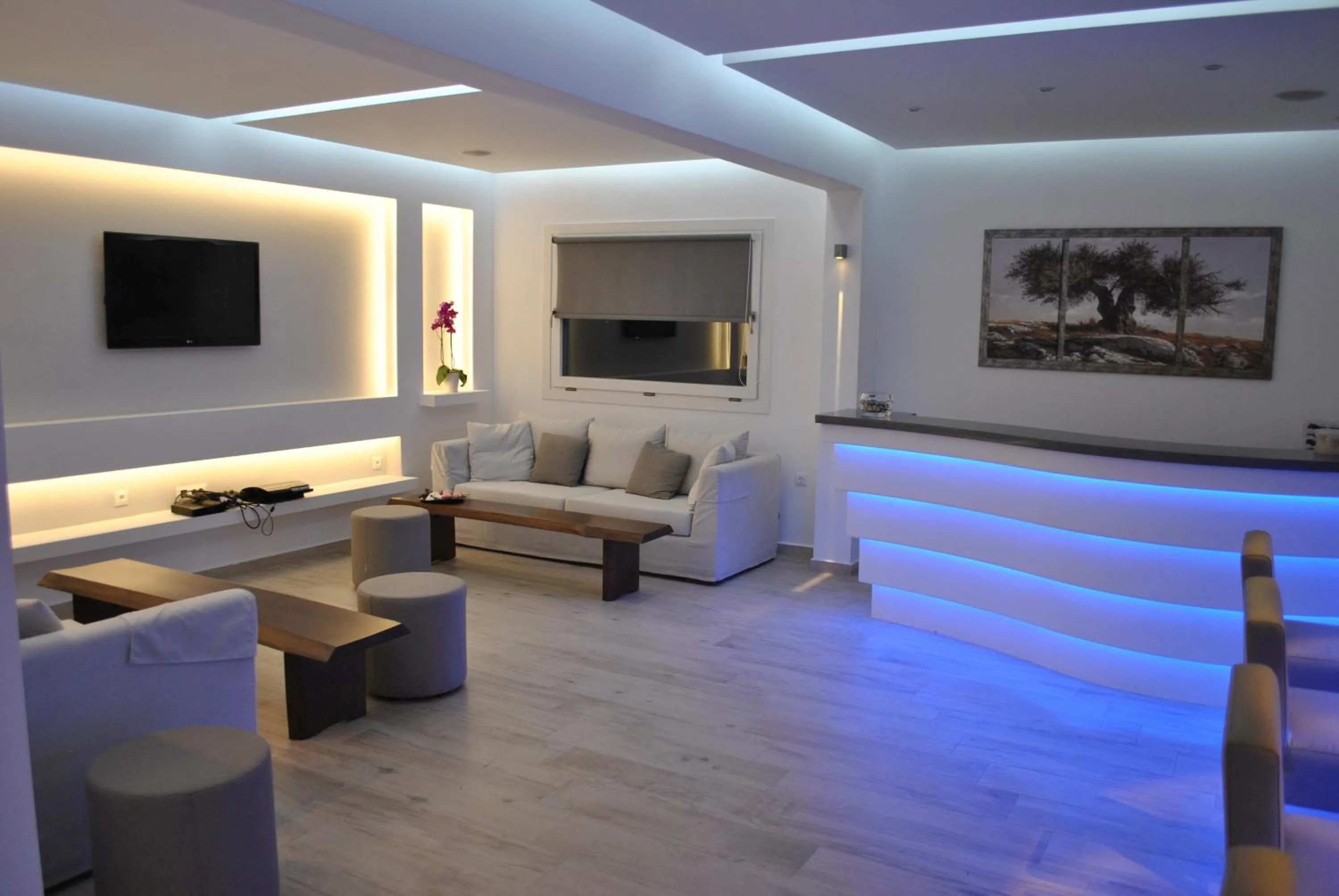 Lounge or bar in Petinaros Hotel