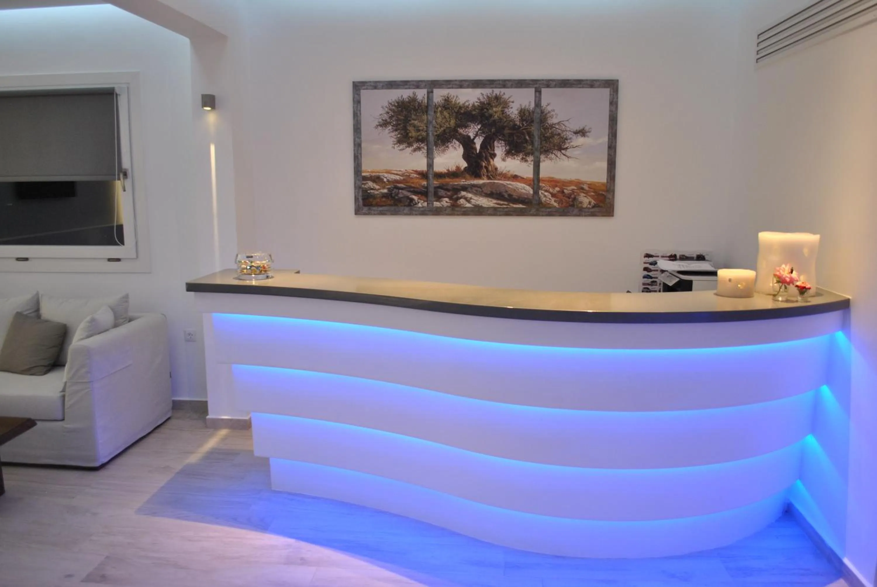 Lobby or reception in Petinaros Hotel