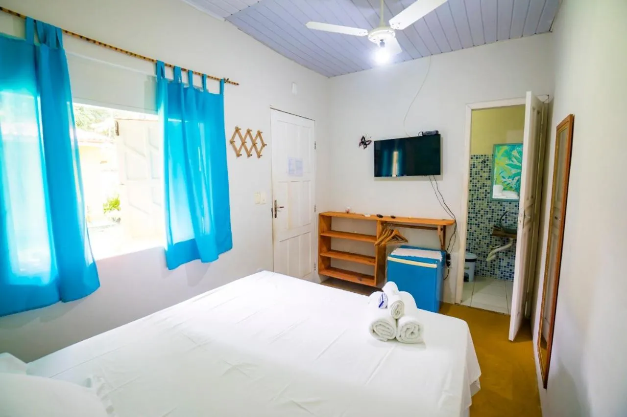 Bed in Pousada Sunset Boipeba