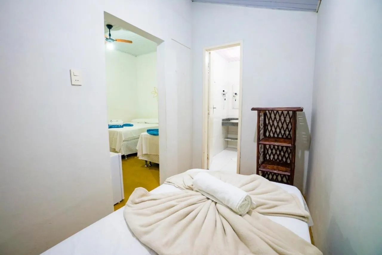 Bed in Pousada Sunset Boipeba