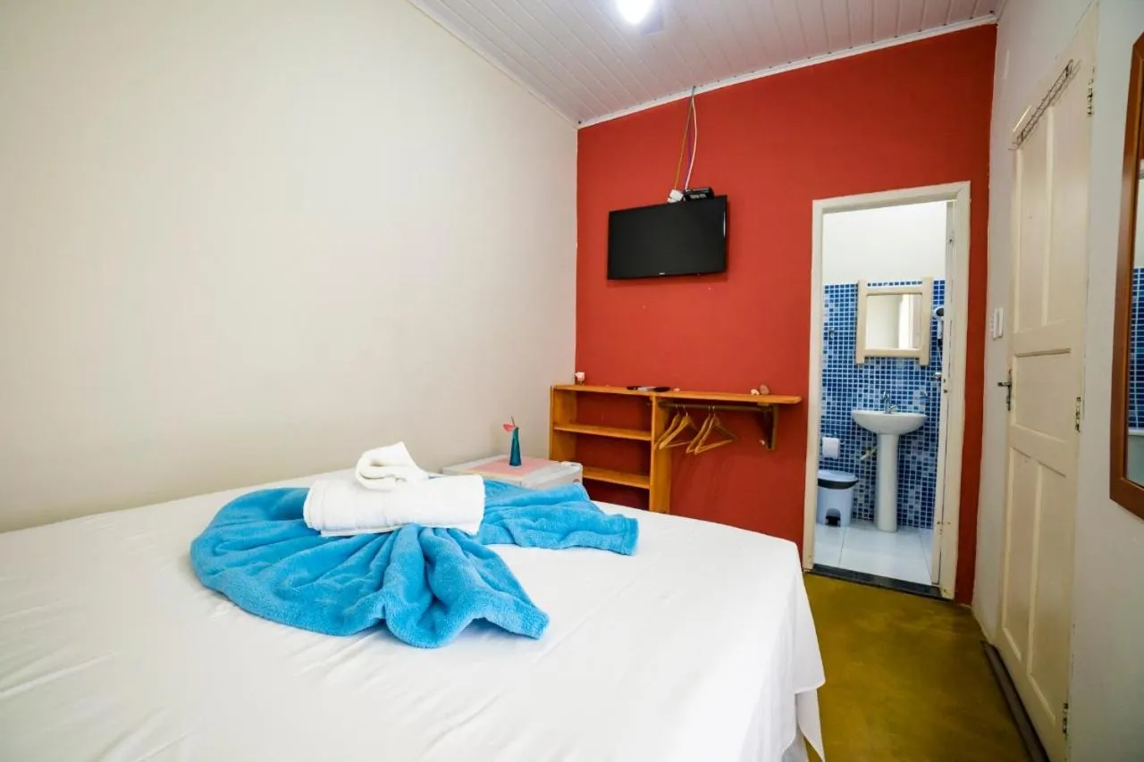 Bed in Pousada Sunset Boipeba