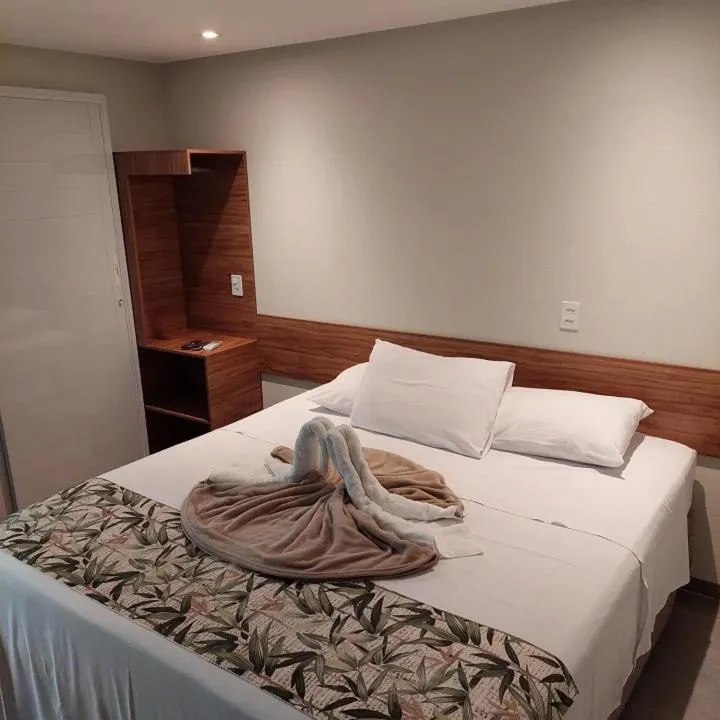 Bed in Pousada Sunset Boipeba