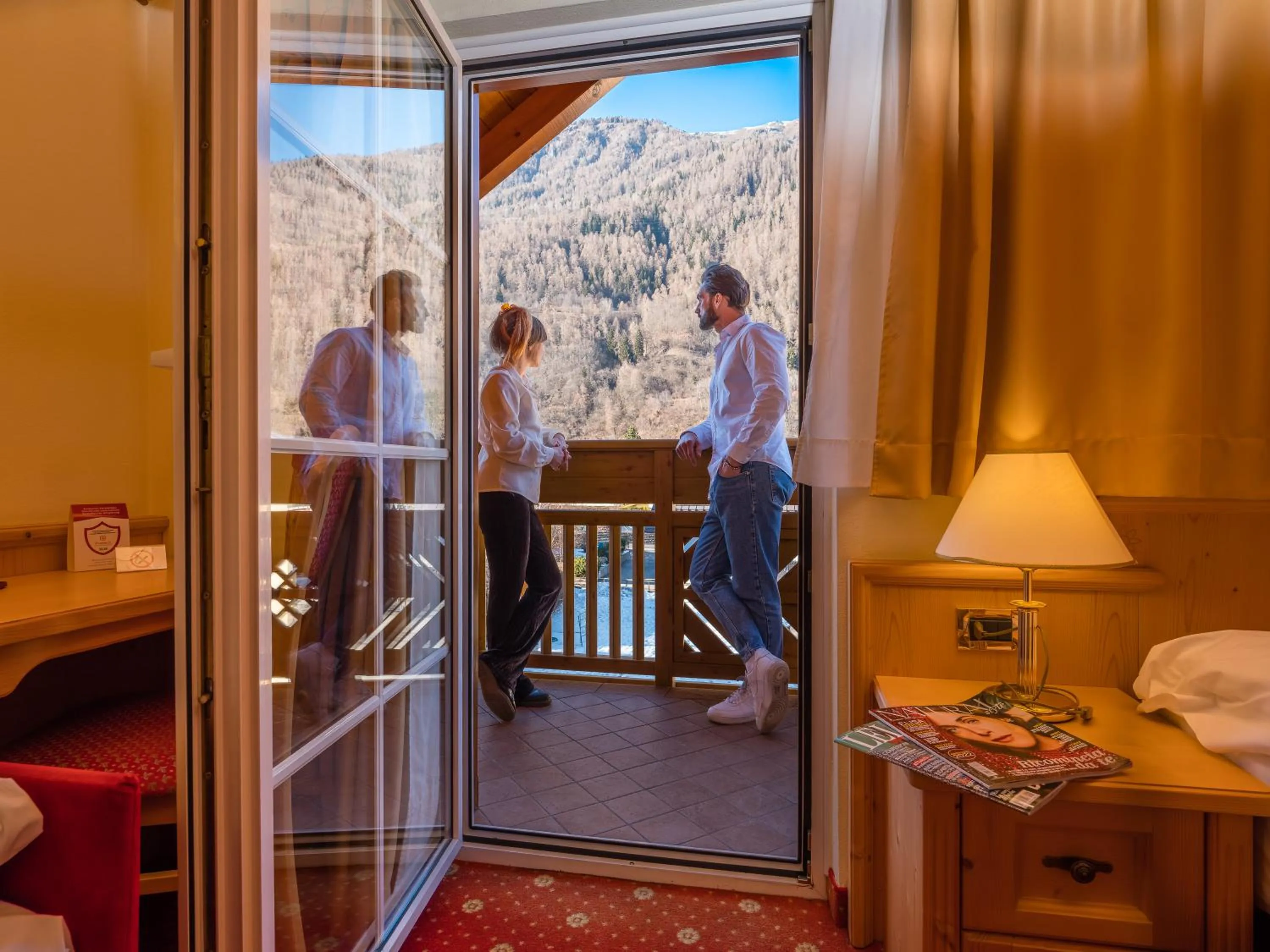Balcony/Terrace in Albergo Dimaro Wellness Hotel