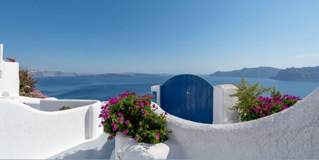 Natural landscape in Strogili