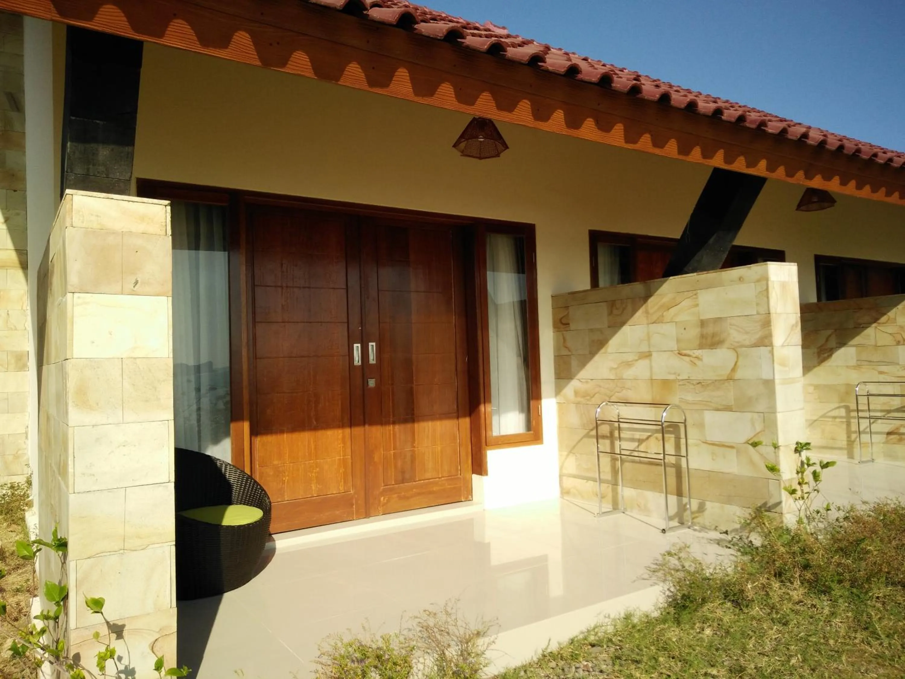 Patio in Tunak Cottage