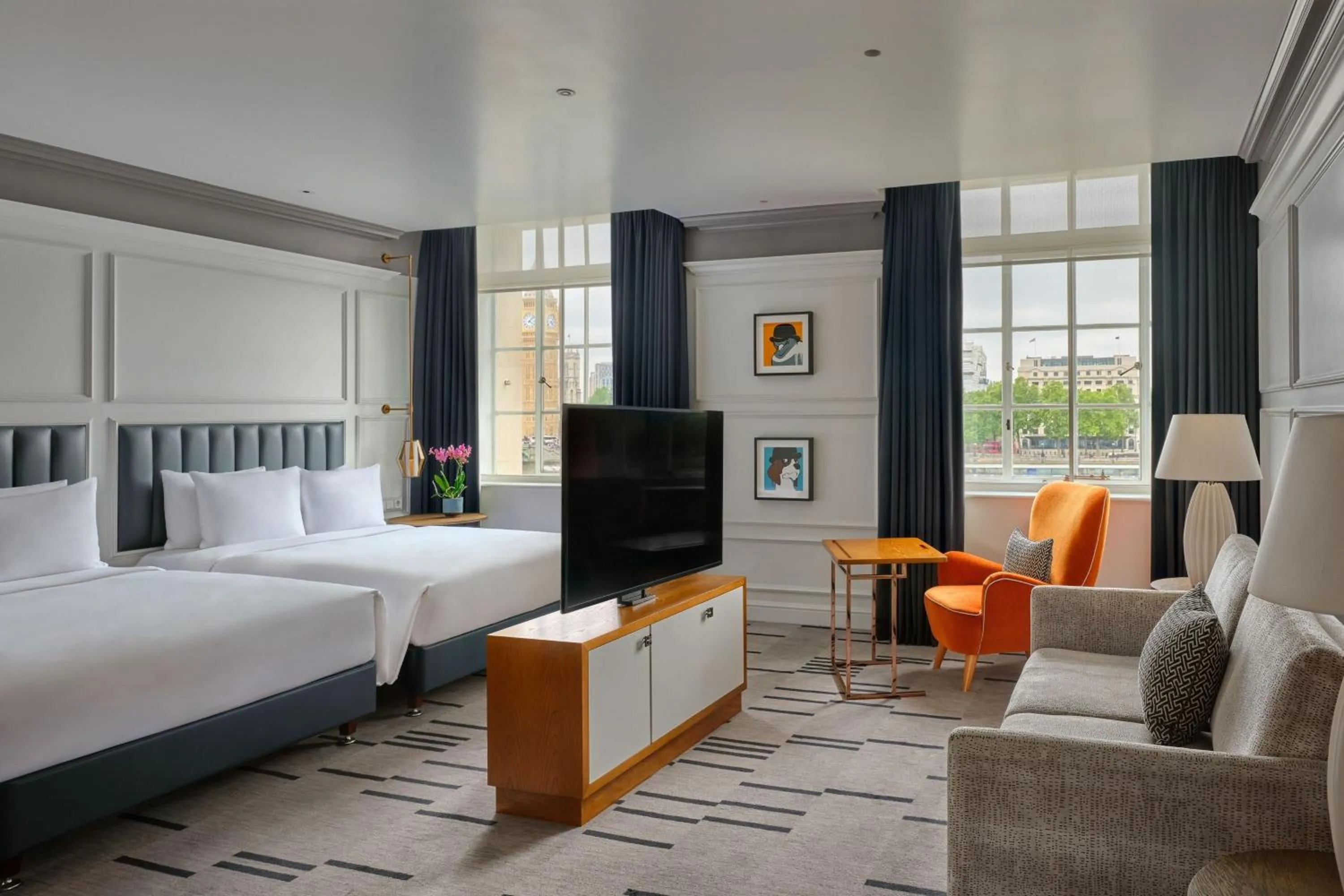 Photo of the whole room, Bed in London Marriott Hotel County Hall