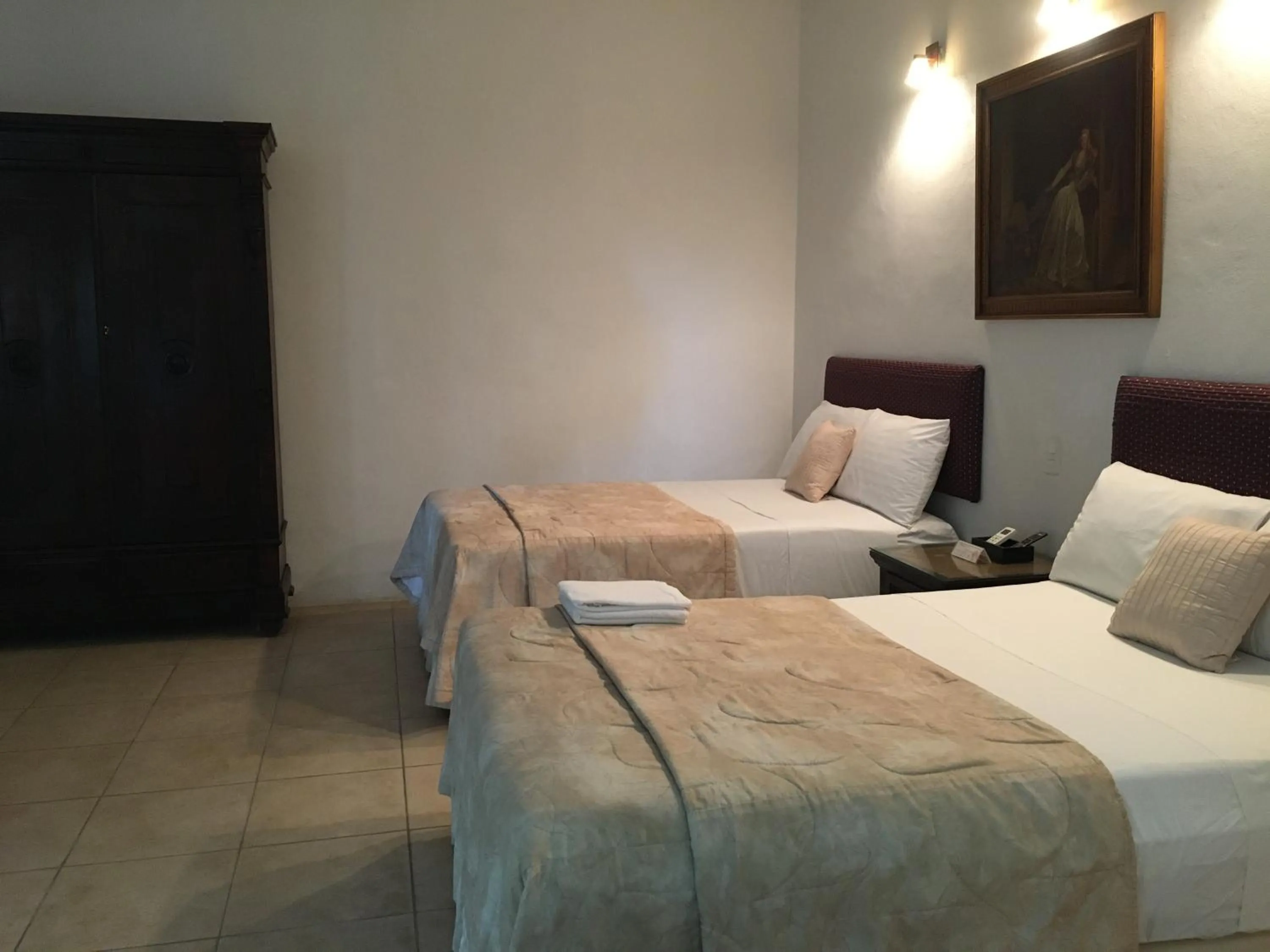 Bed in Hotel Mejorada Merida