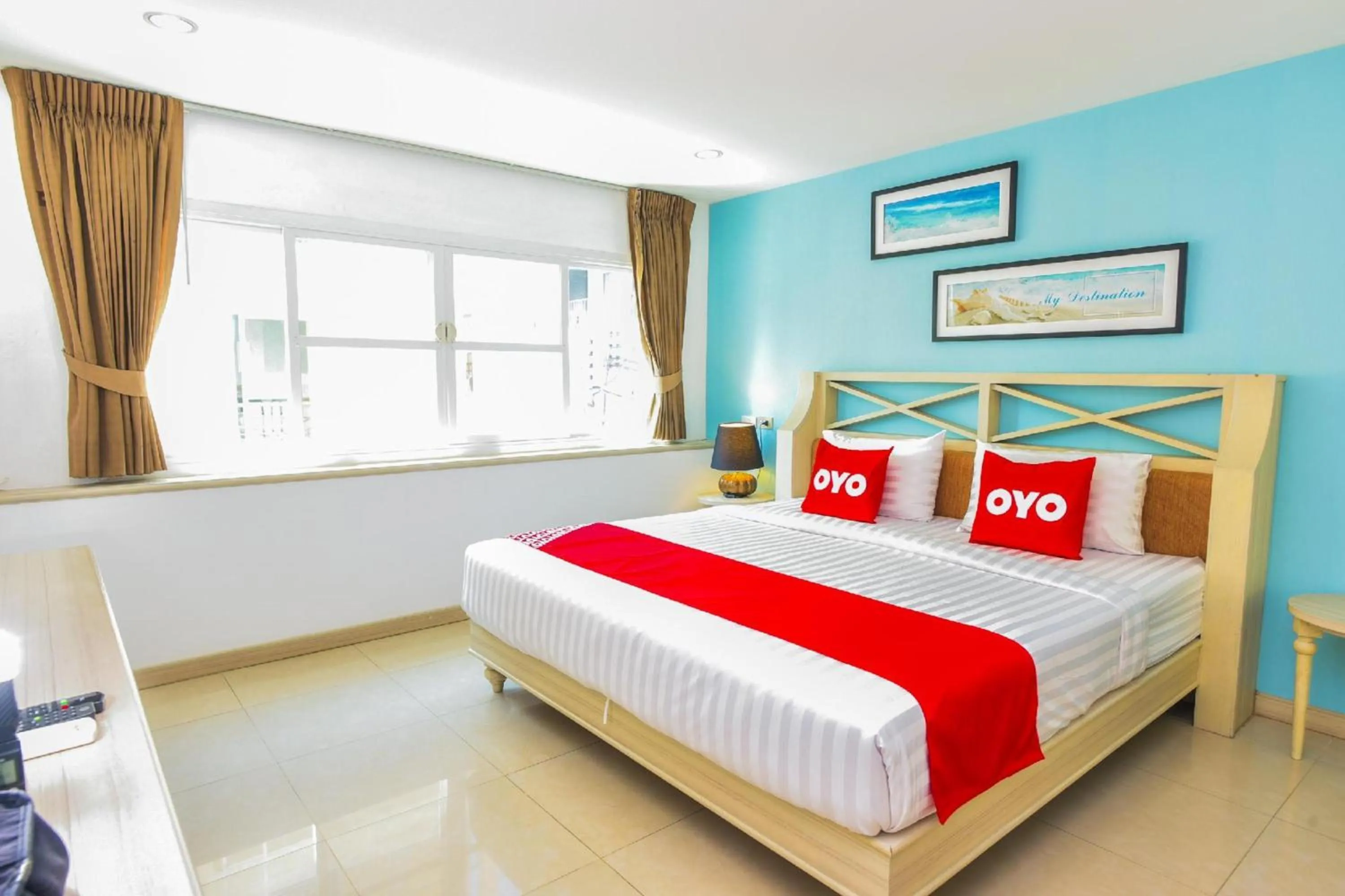 View (from property/room), Bed in OYO 394 Nana Beach Cha Am