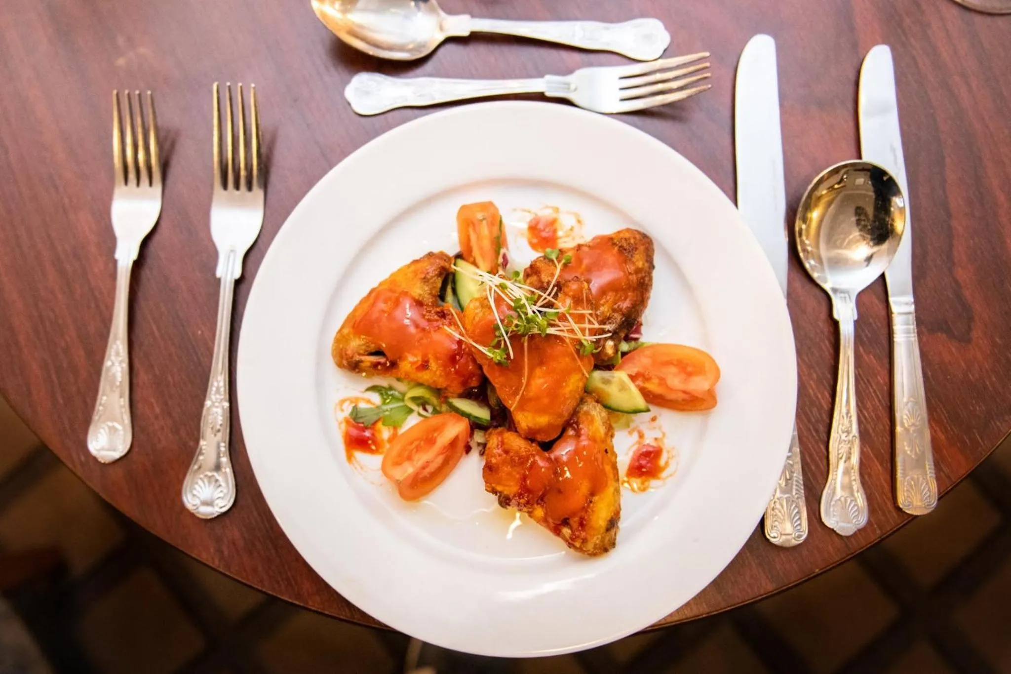 Food close-up in Lake of Shadows Hotel