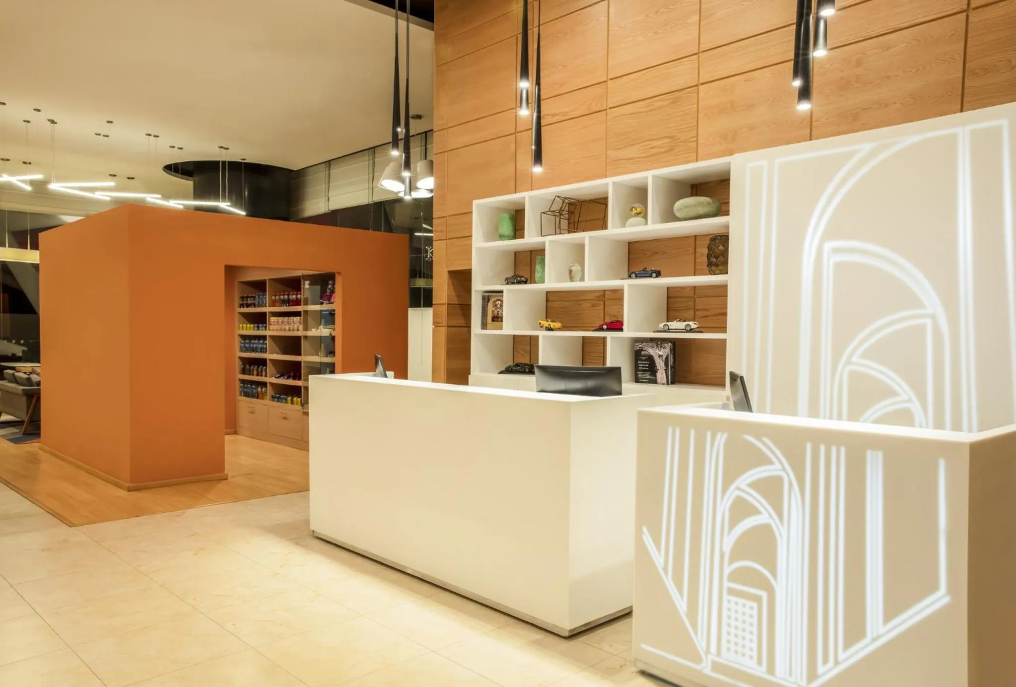 Lobby or reception in Fiesta Inn Express Queretaro Constituyentes