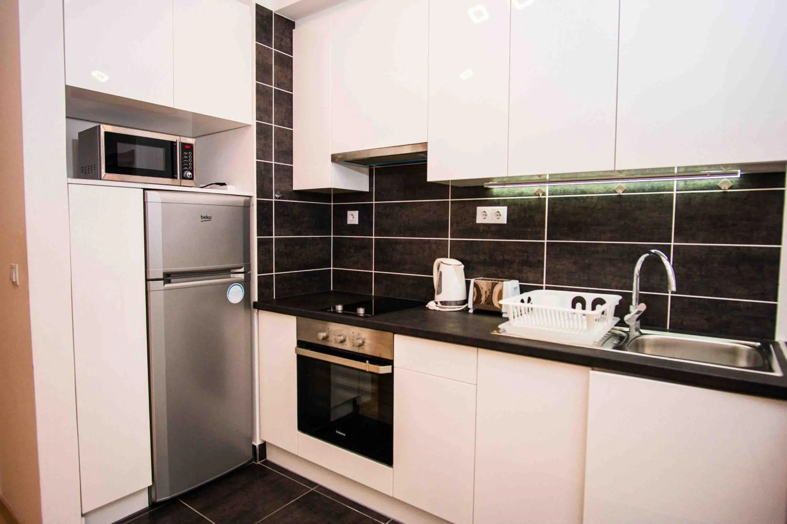 Kitchen or kitchenette in Vision Apartments Budapest
