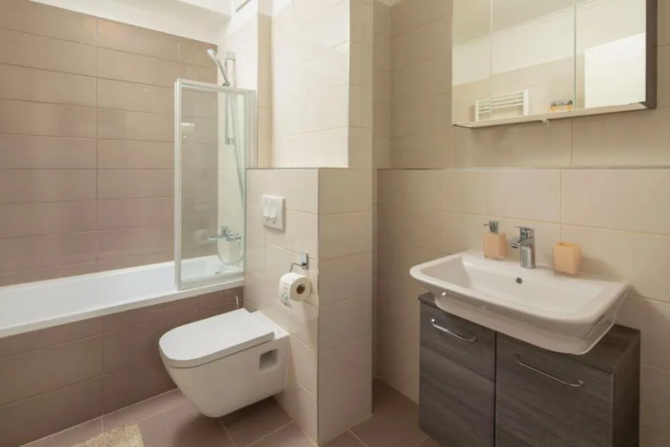 Bathroom in Vision Apartments Budapest