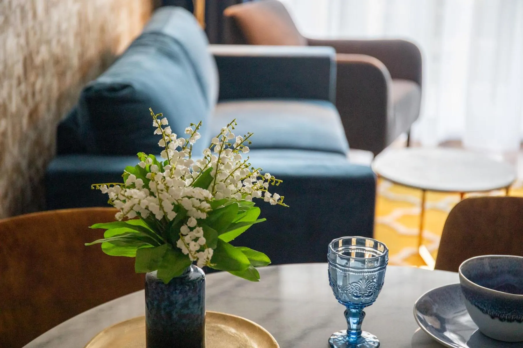 Living room in Vision Apartments Budapest