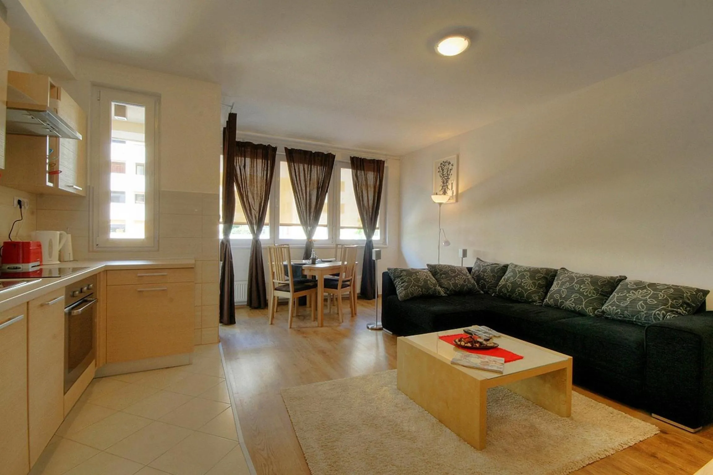 Living room in Vision Apartments Budapest