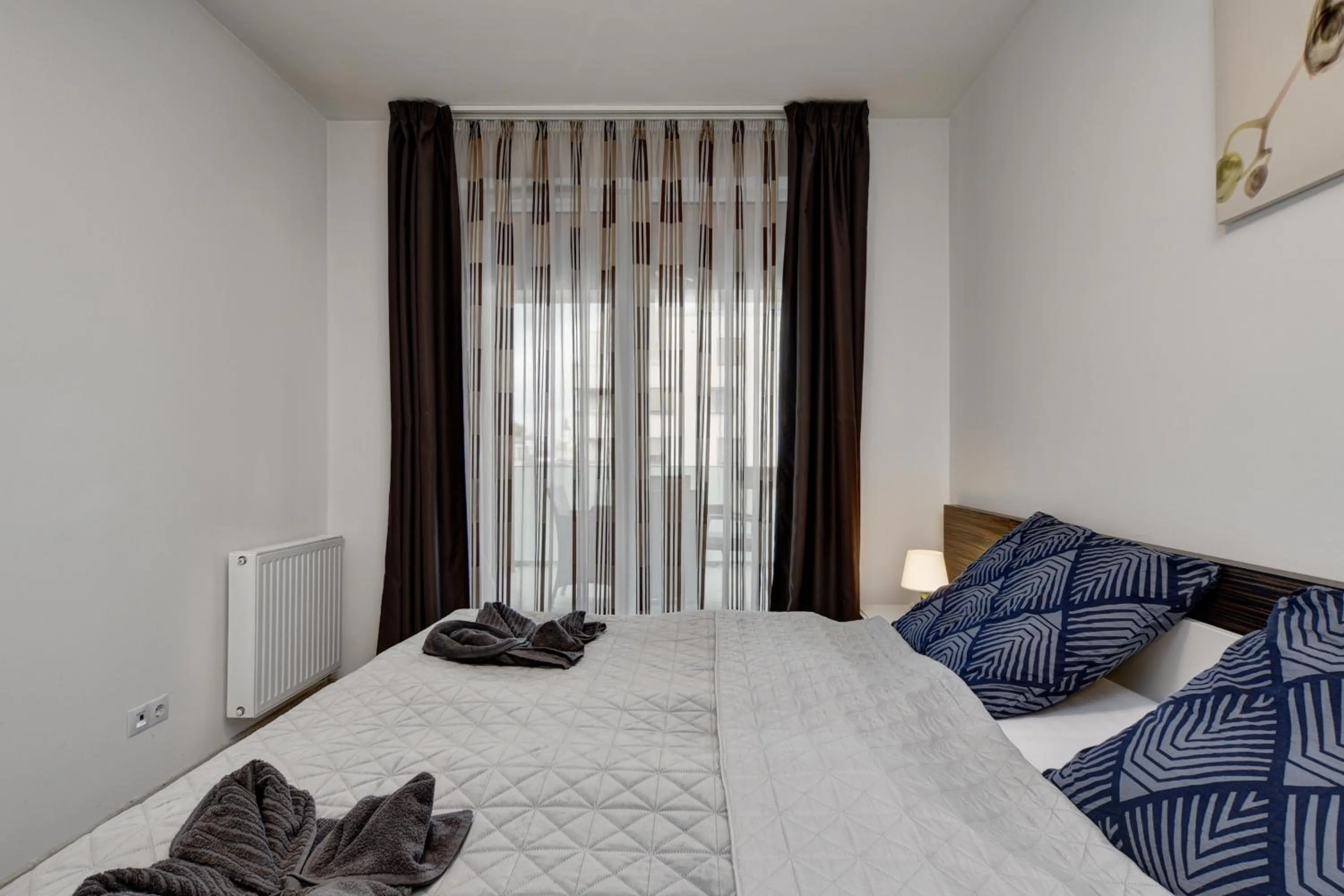 Bedroom in Vision Apartments Budapest