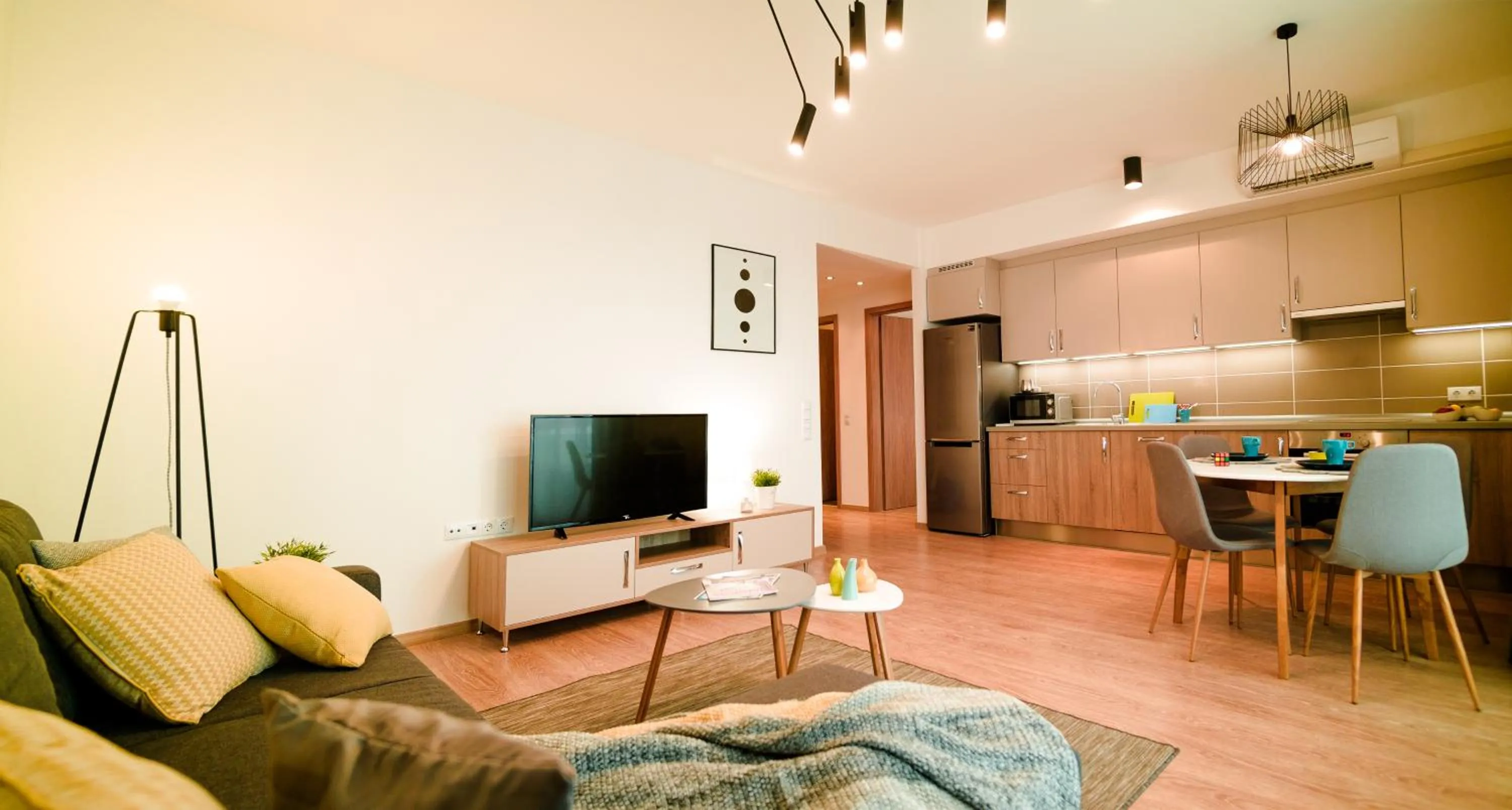 Kitchen or kitchenette in Vision Apartments Budapest