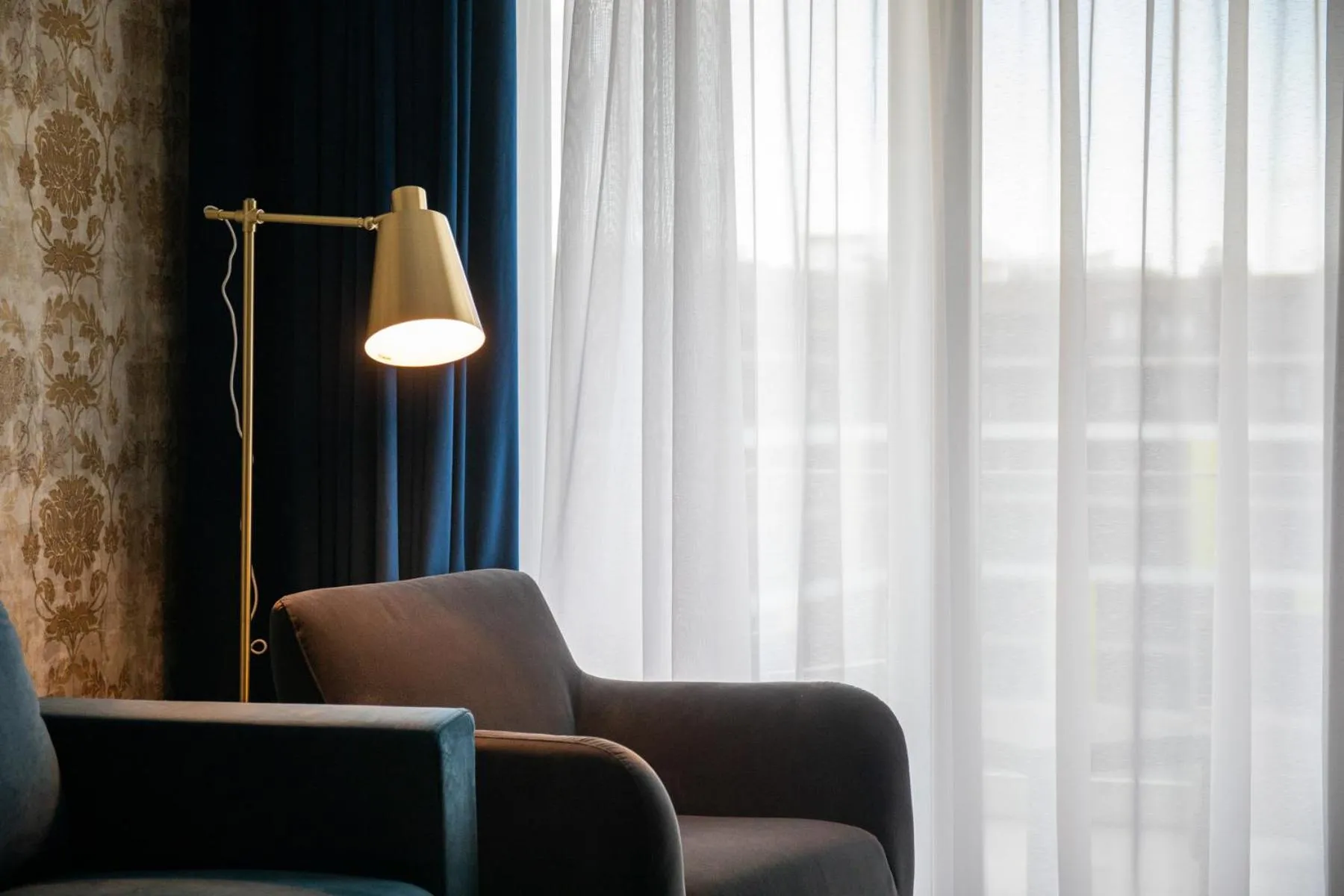 Living room in Vision Apartments Budapest