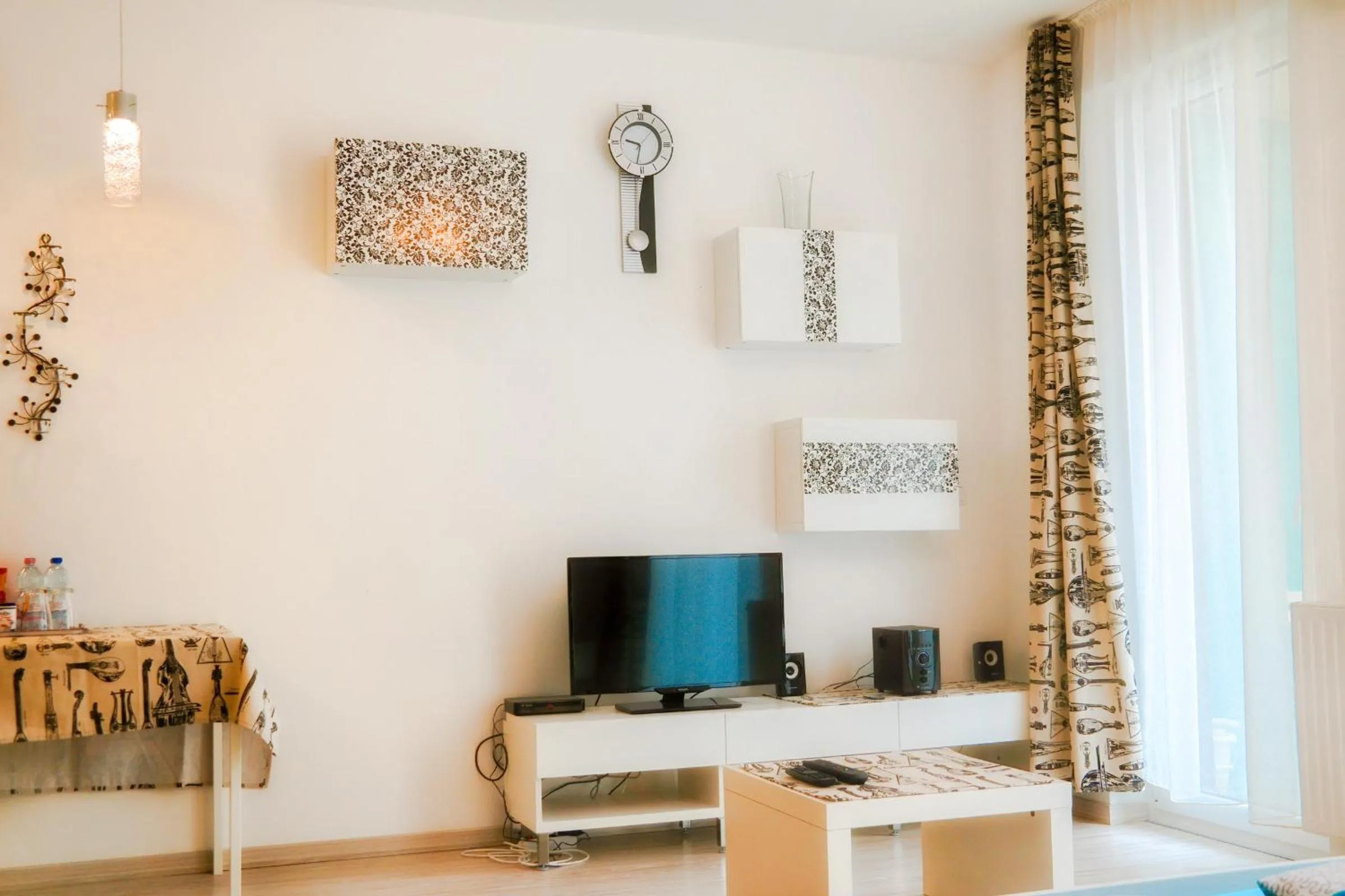 Living room in Vision Apartments Budapest