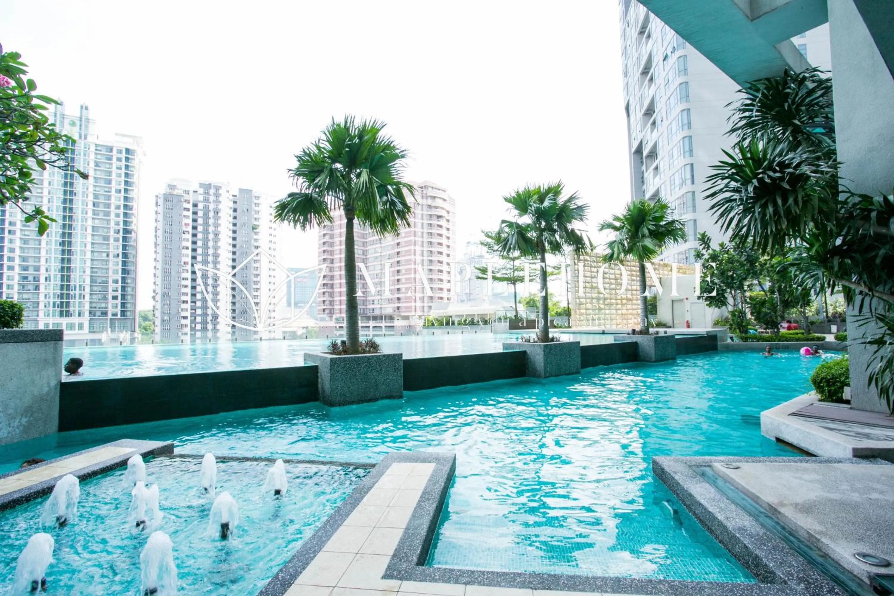 Swimming pool in Swiss Garden Residence Kuala Lumpur