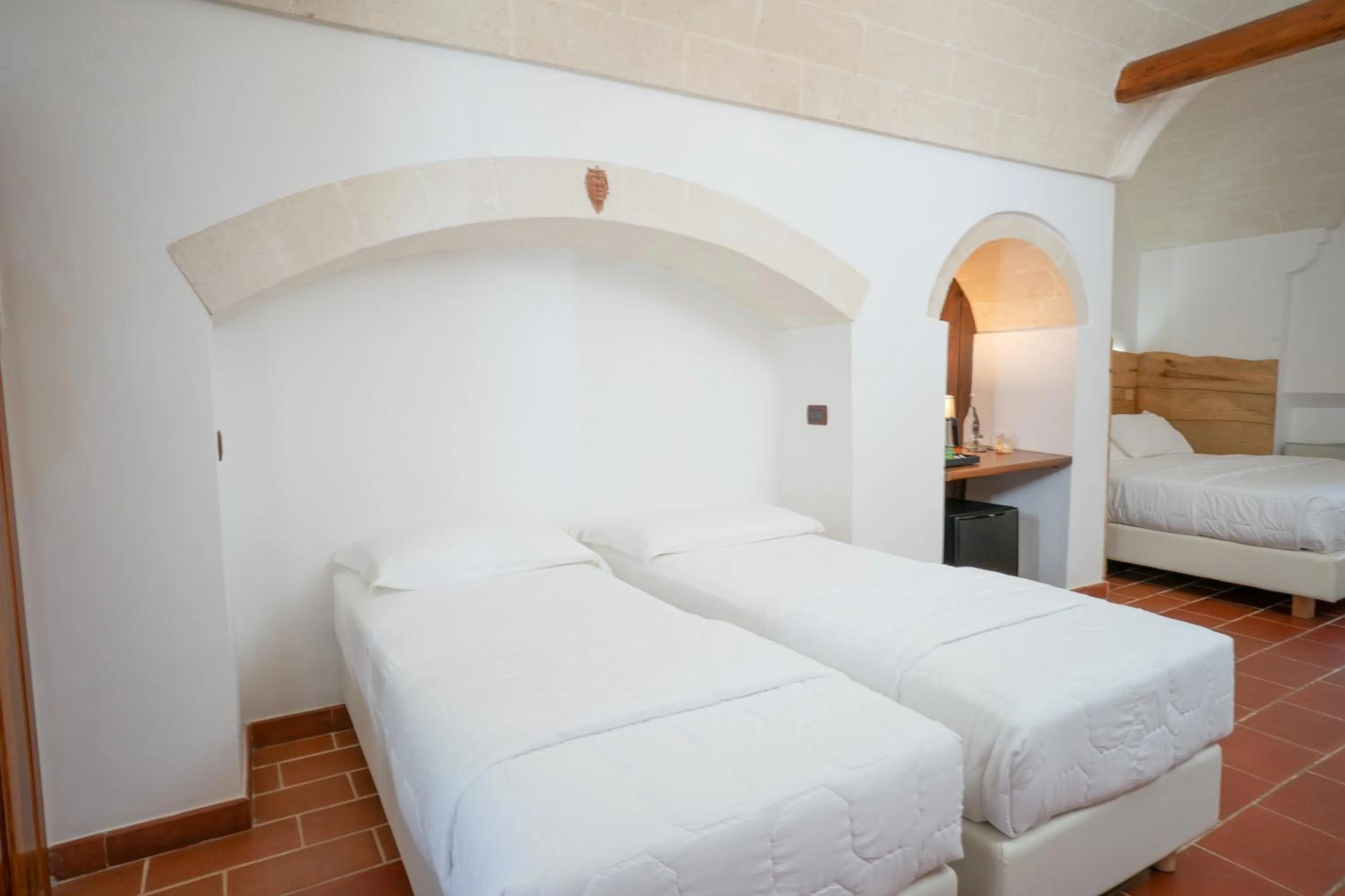 Bed in Masseria Le Lamie